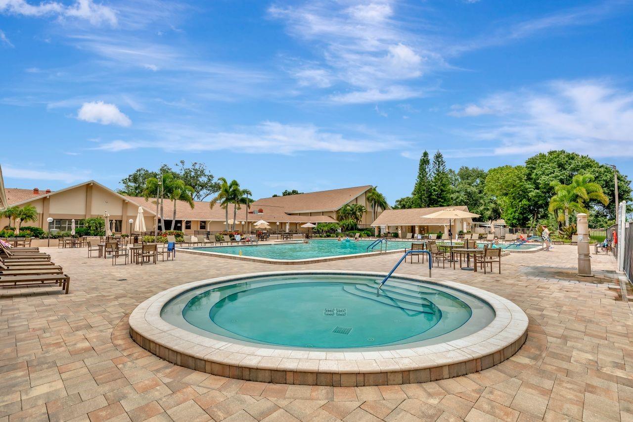 Inviting hot tub.