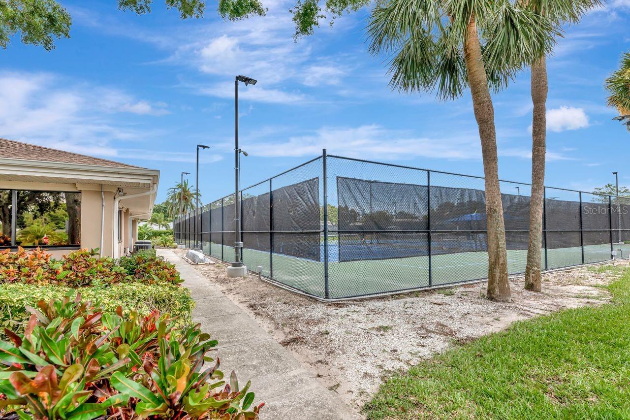 Not only are there tennis courts, but racquetball courts, pickleball courts, shuffleboard courts...l