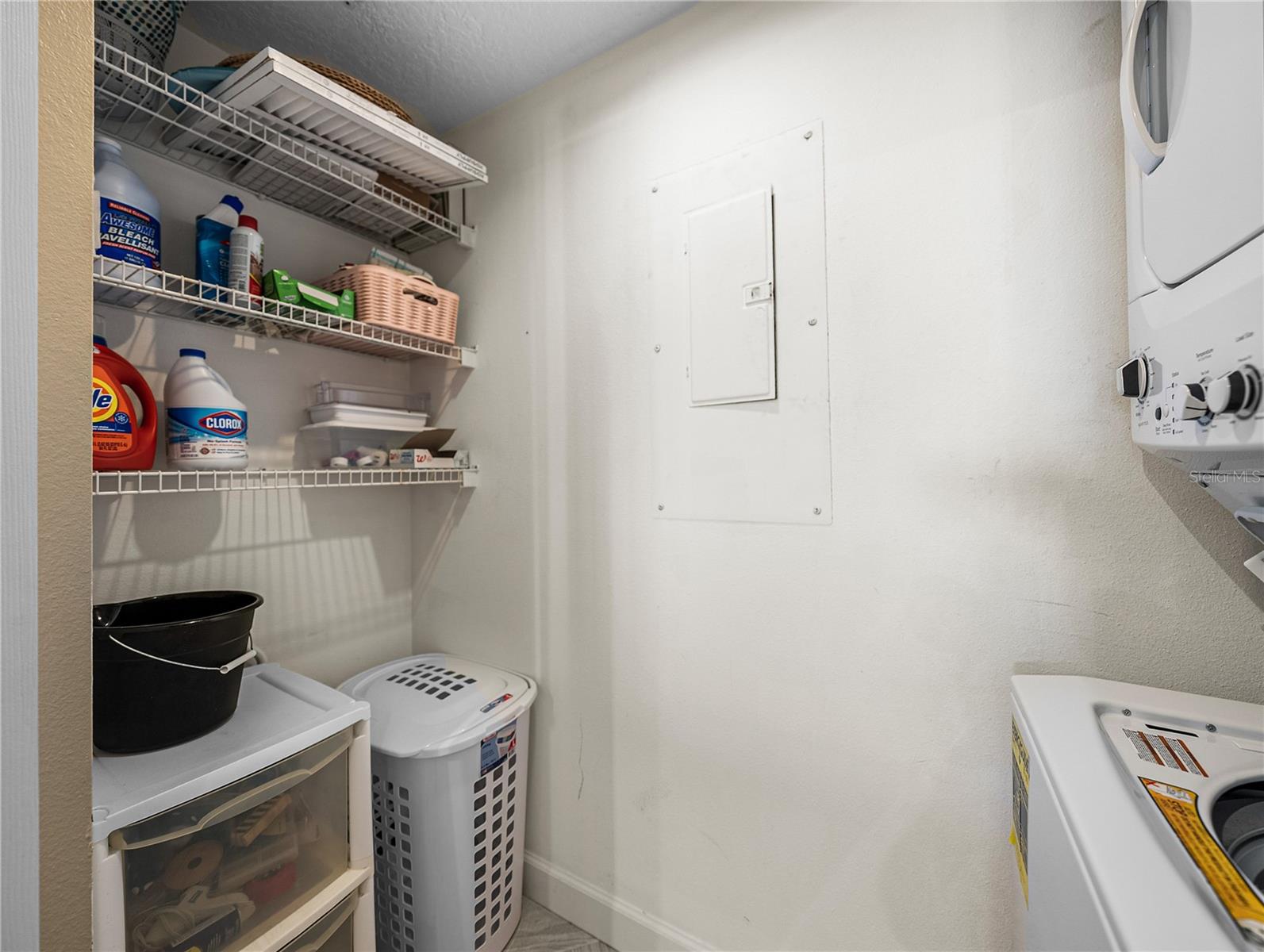 Laundry room with storage