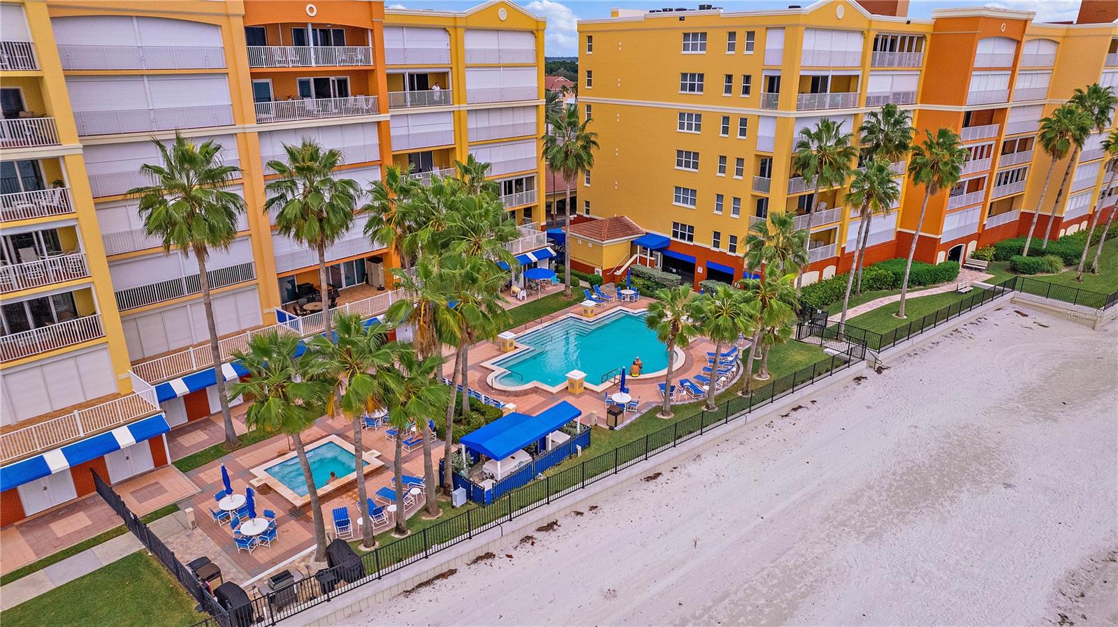 Second community pool directly in front of your building before repairs