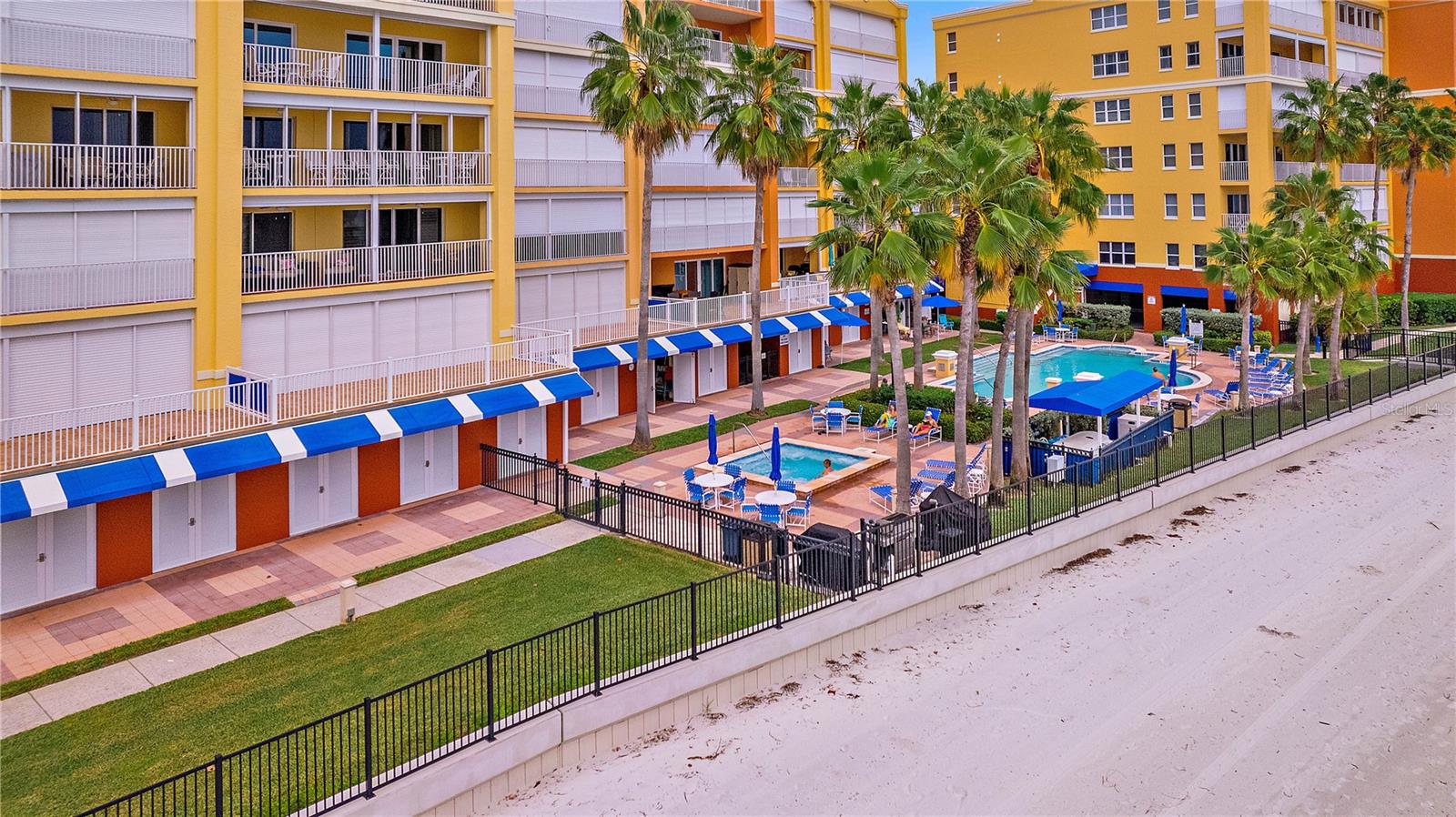 Second pool in front of your building before the storms