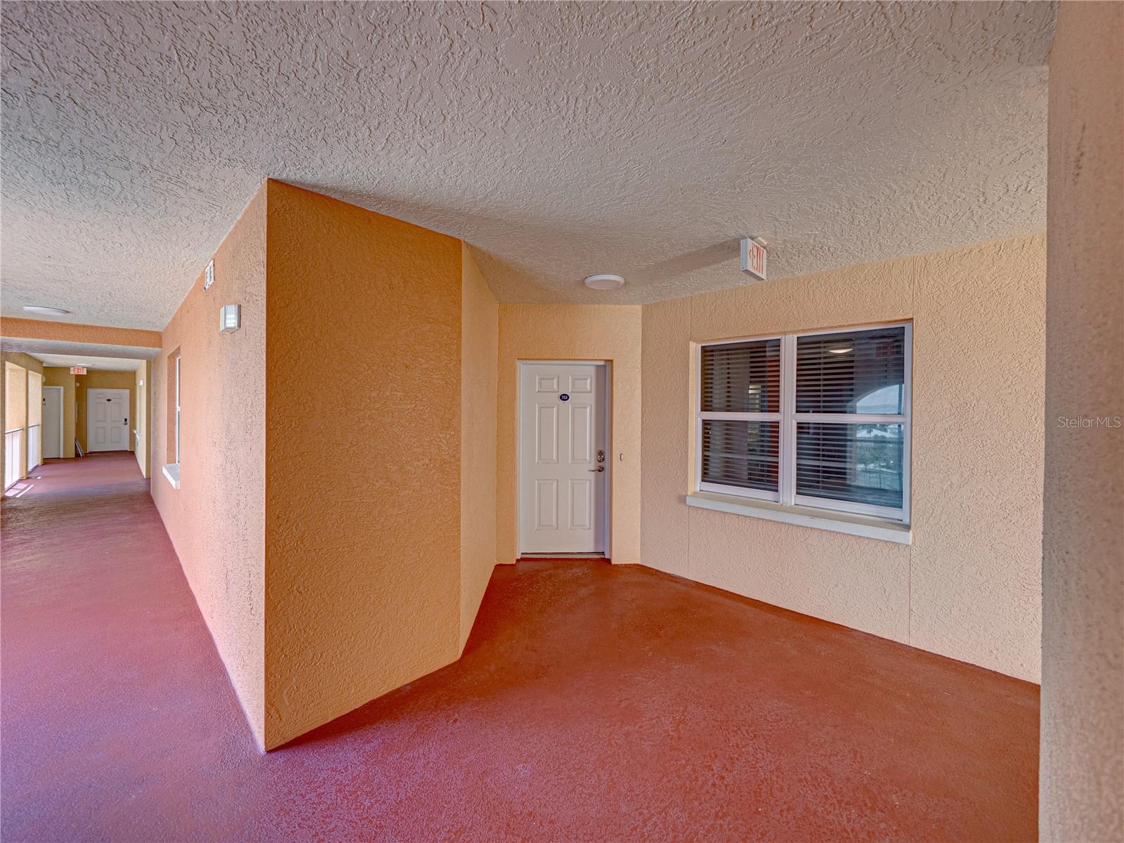 Your condo is directly across from the elevator lobby for easy access