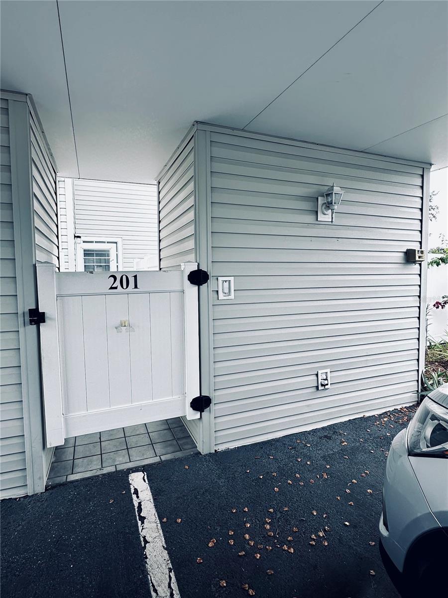 Front Entry from Carport
