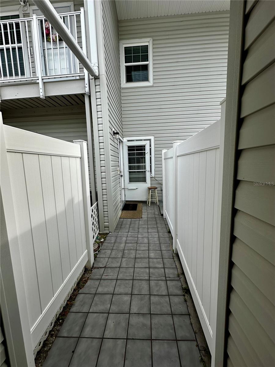 Front Door Entrance from Carport