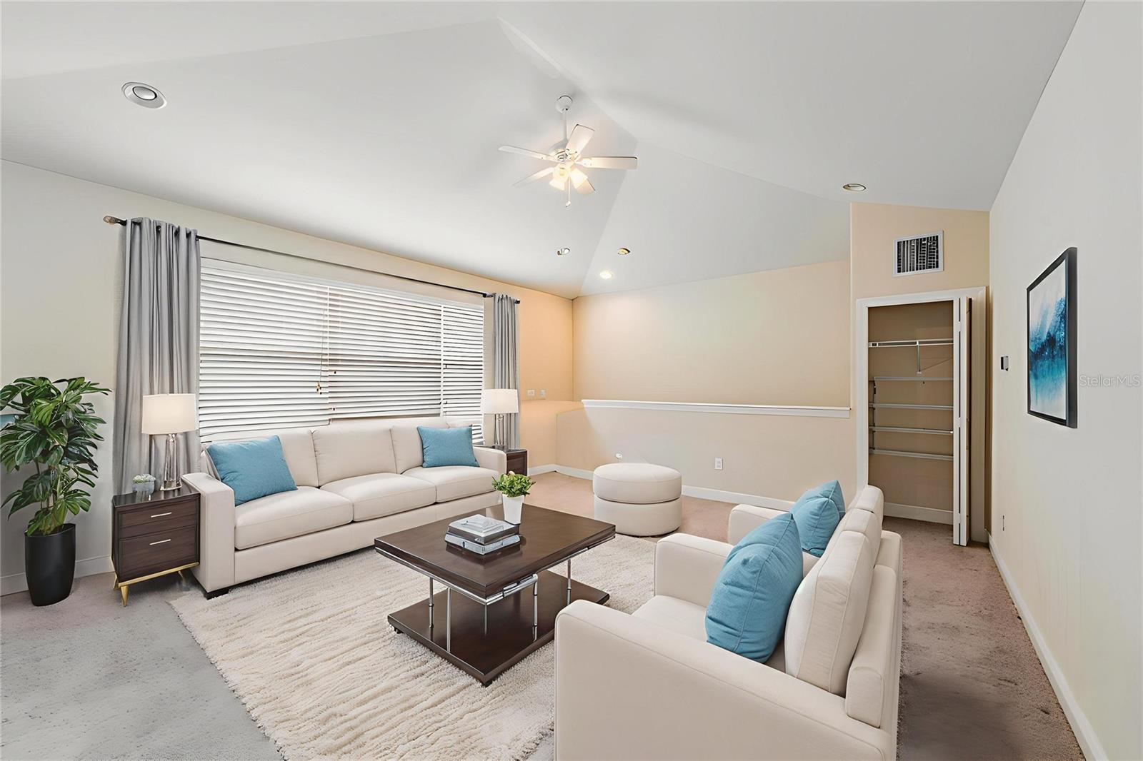 Upstairs loft