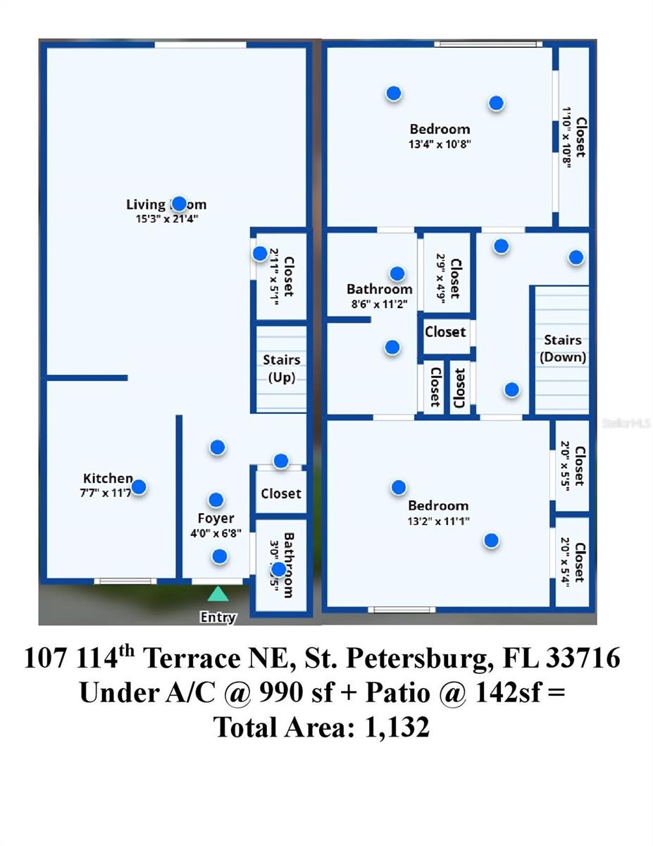 Floor Plan: See link for Zillow 3D Home interactive Floor Plan