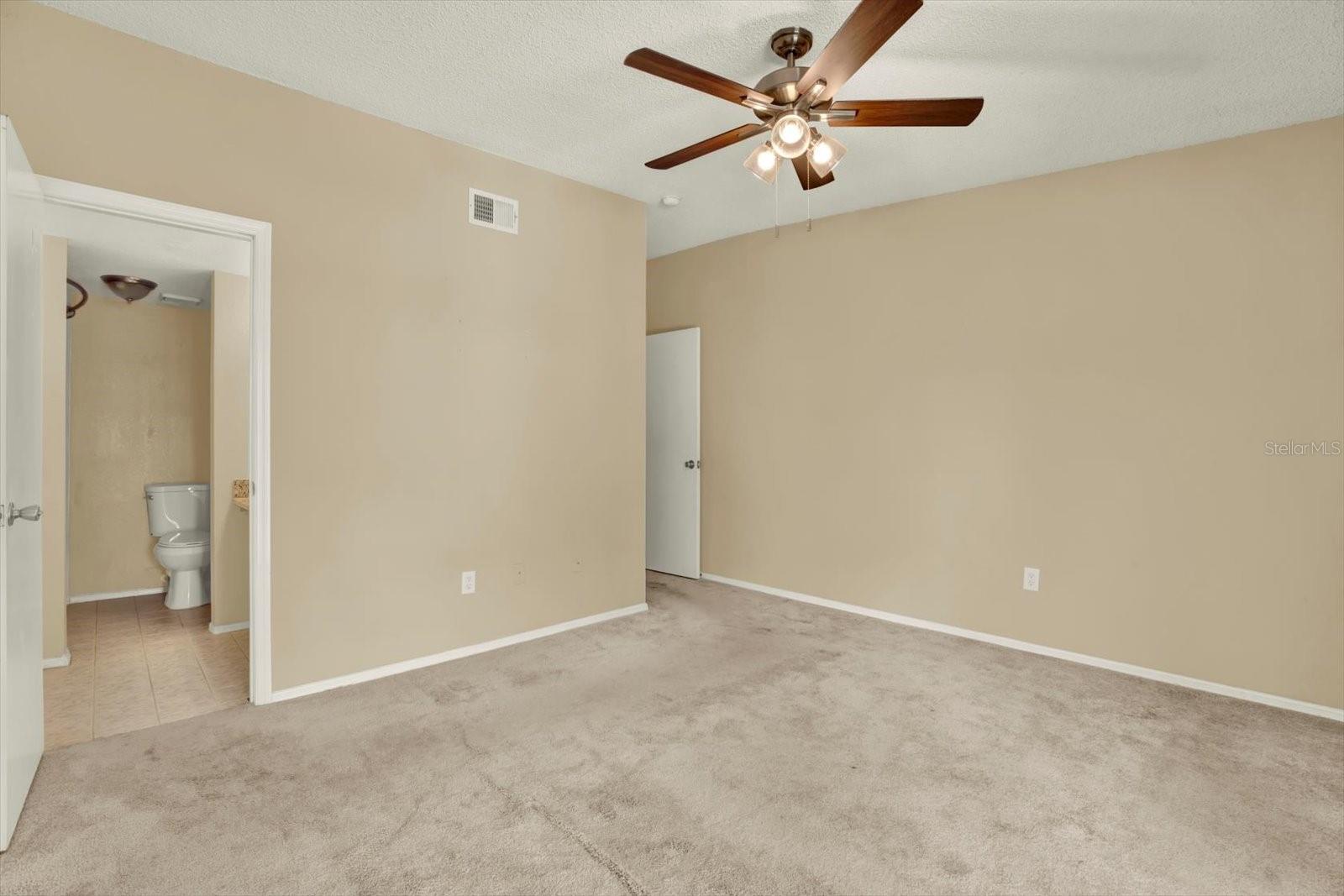 Primary bedroom with full bath ensuite