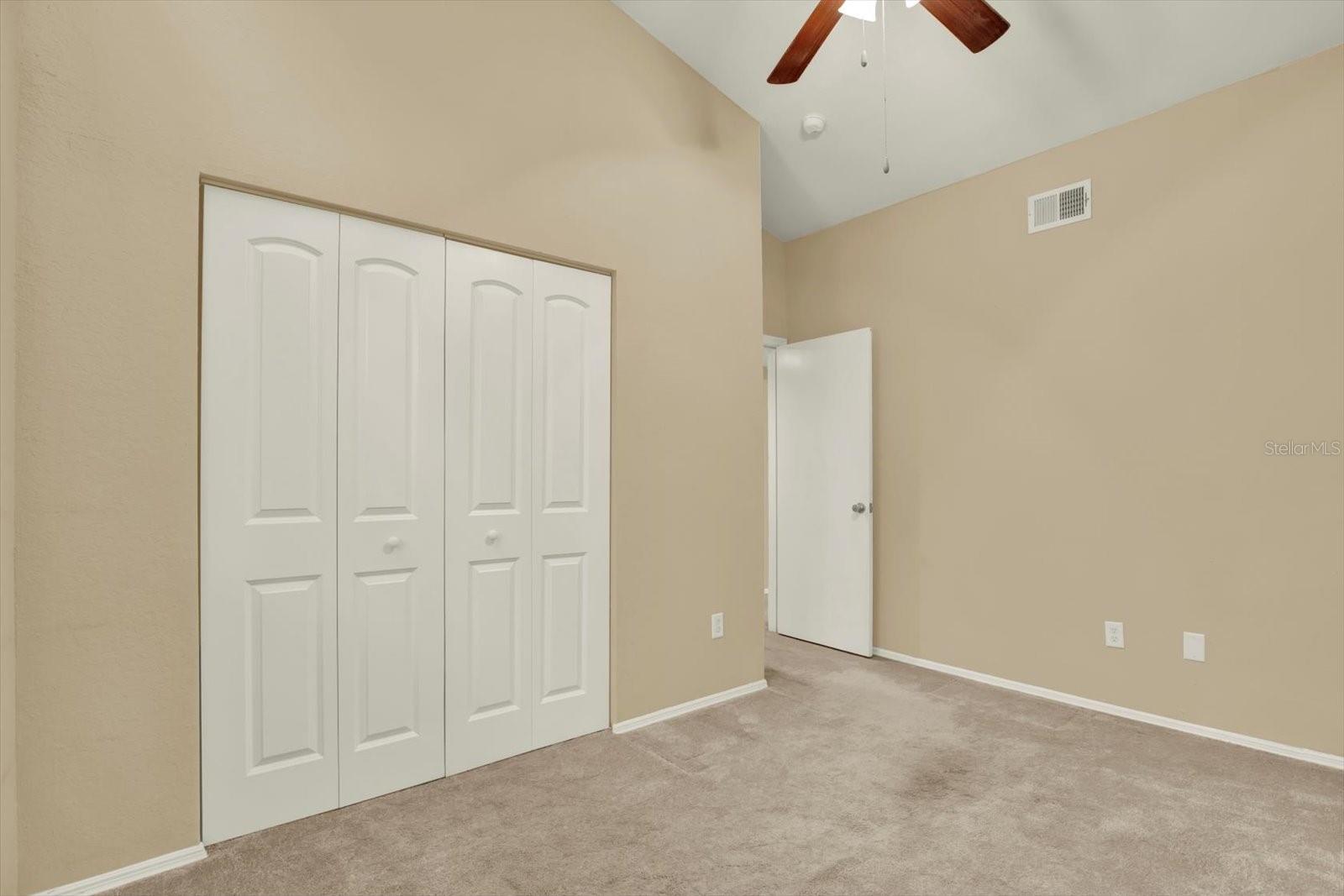 2nd bedroom with large closet