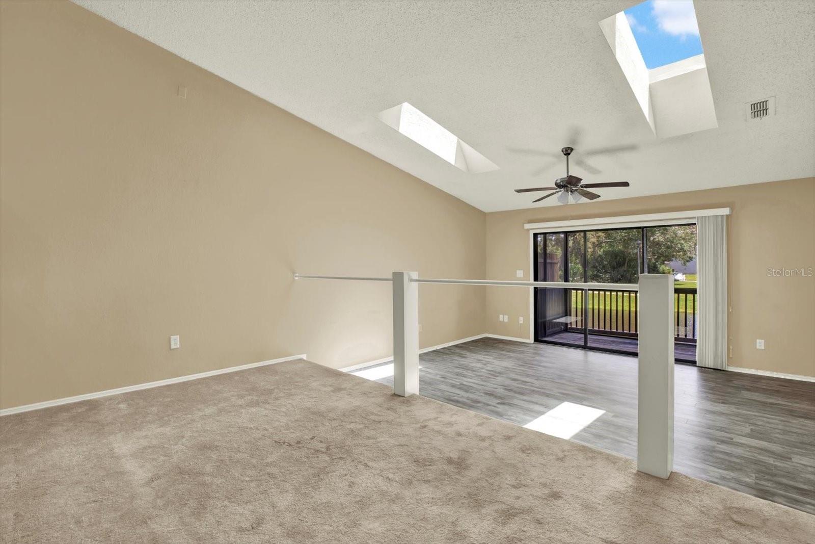 Open concept Dining/Living/Patio