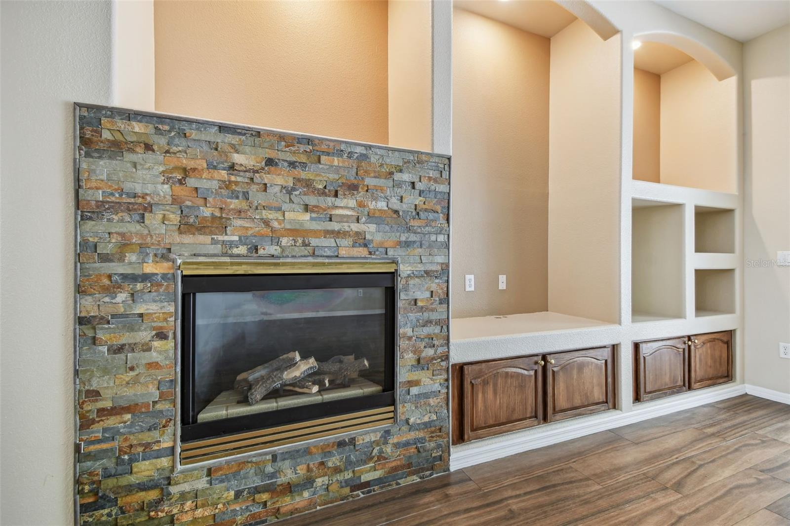 Fireplace & Built-ins in Family Room