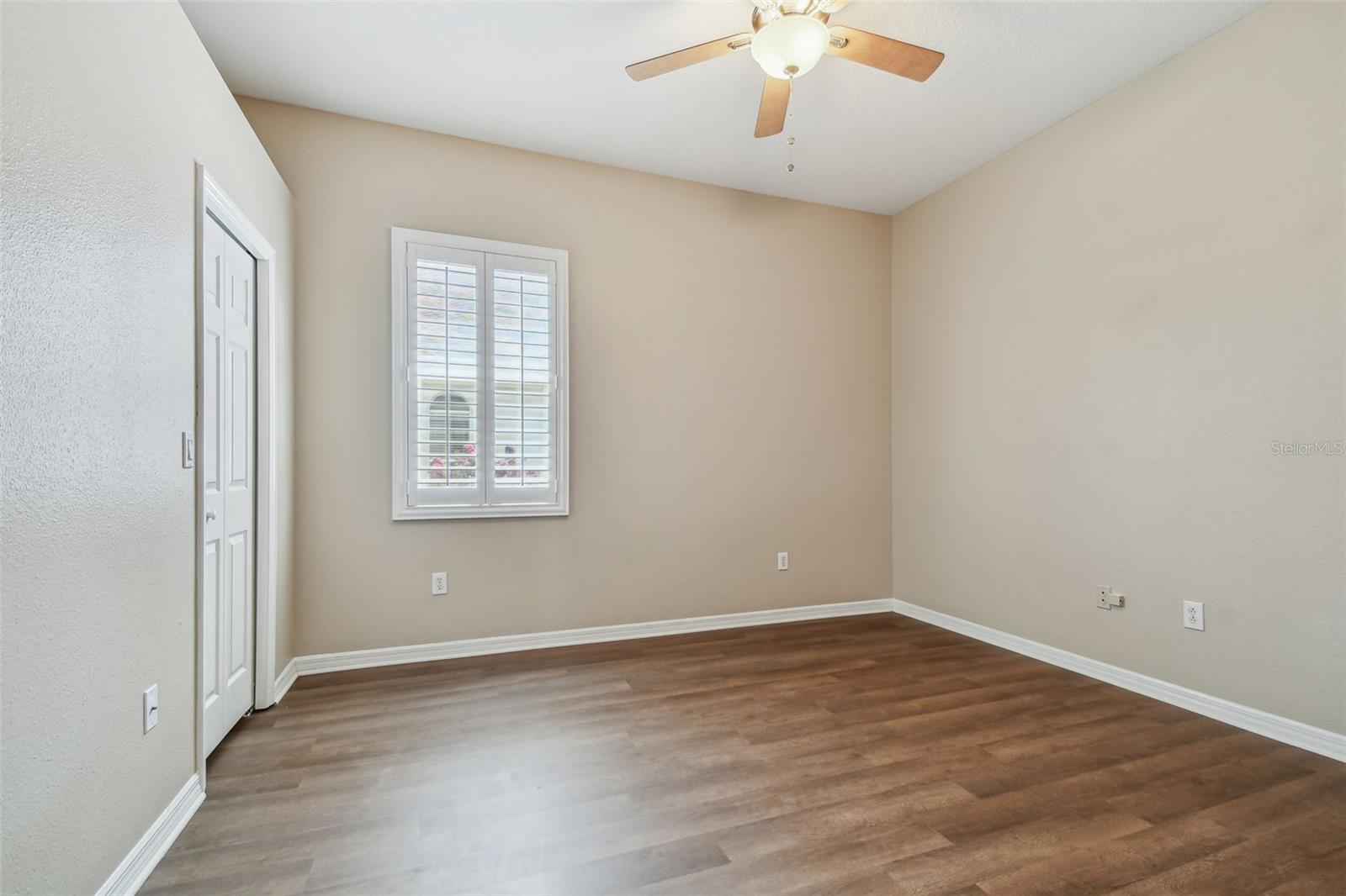 Bedroom #2 w/Walk-in Closet & Plantation Shutters