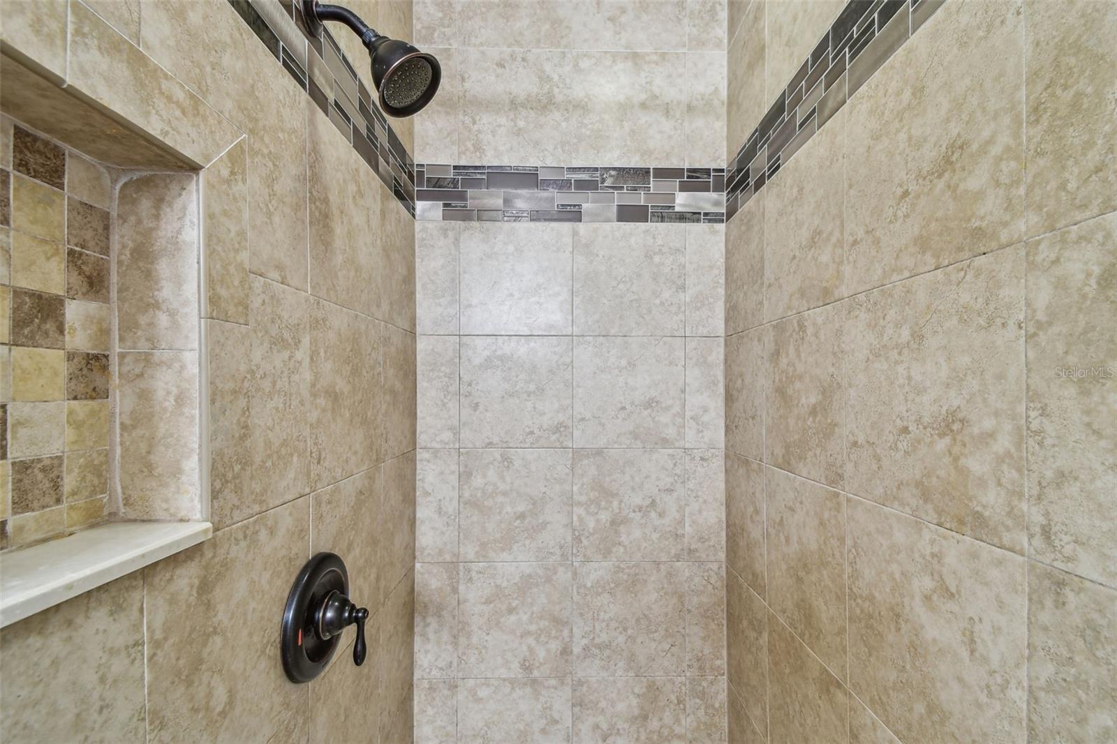 Walk-in Shower in Pool Bath