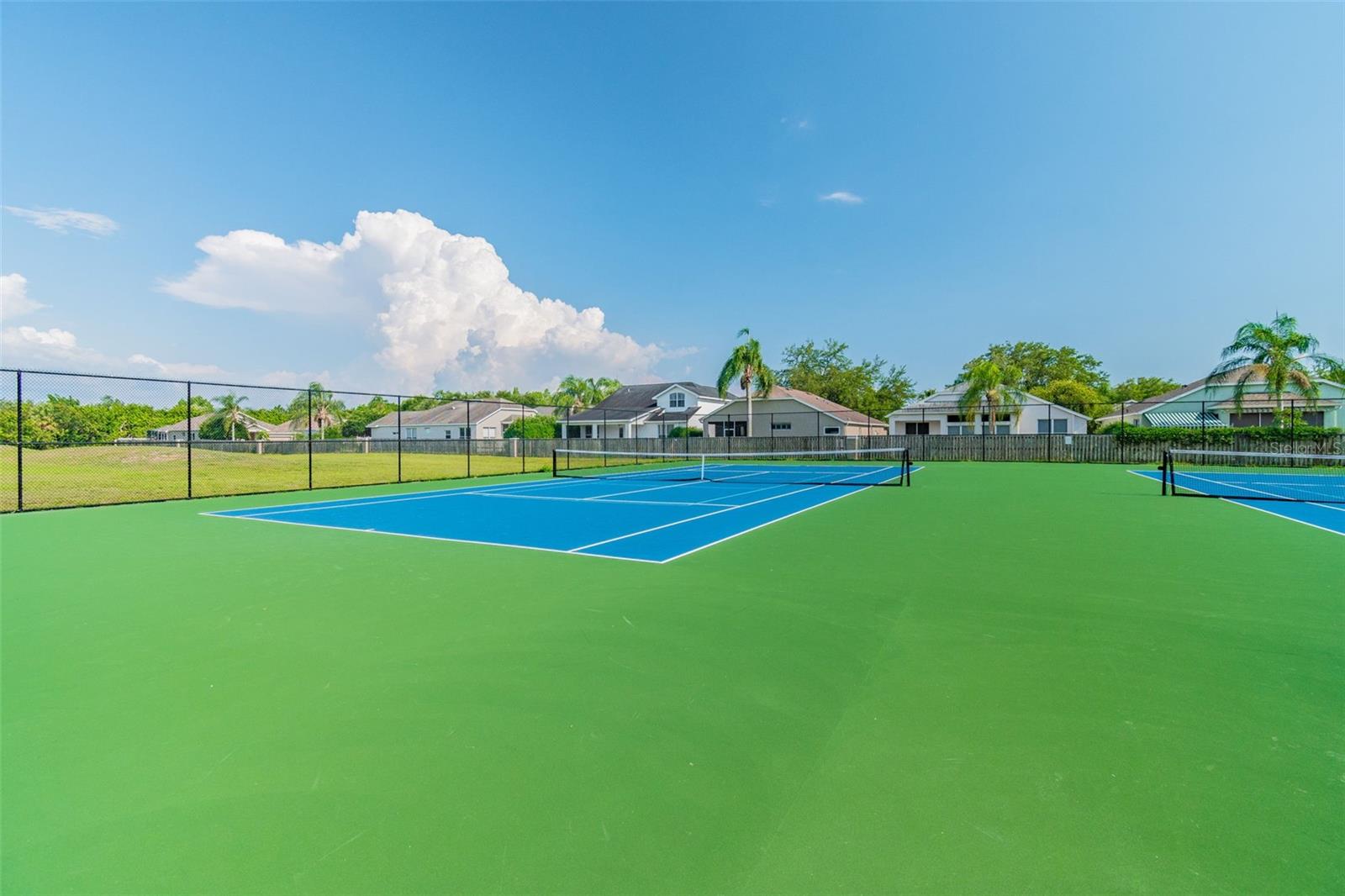 Double Pickleball Courts