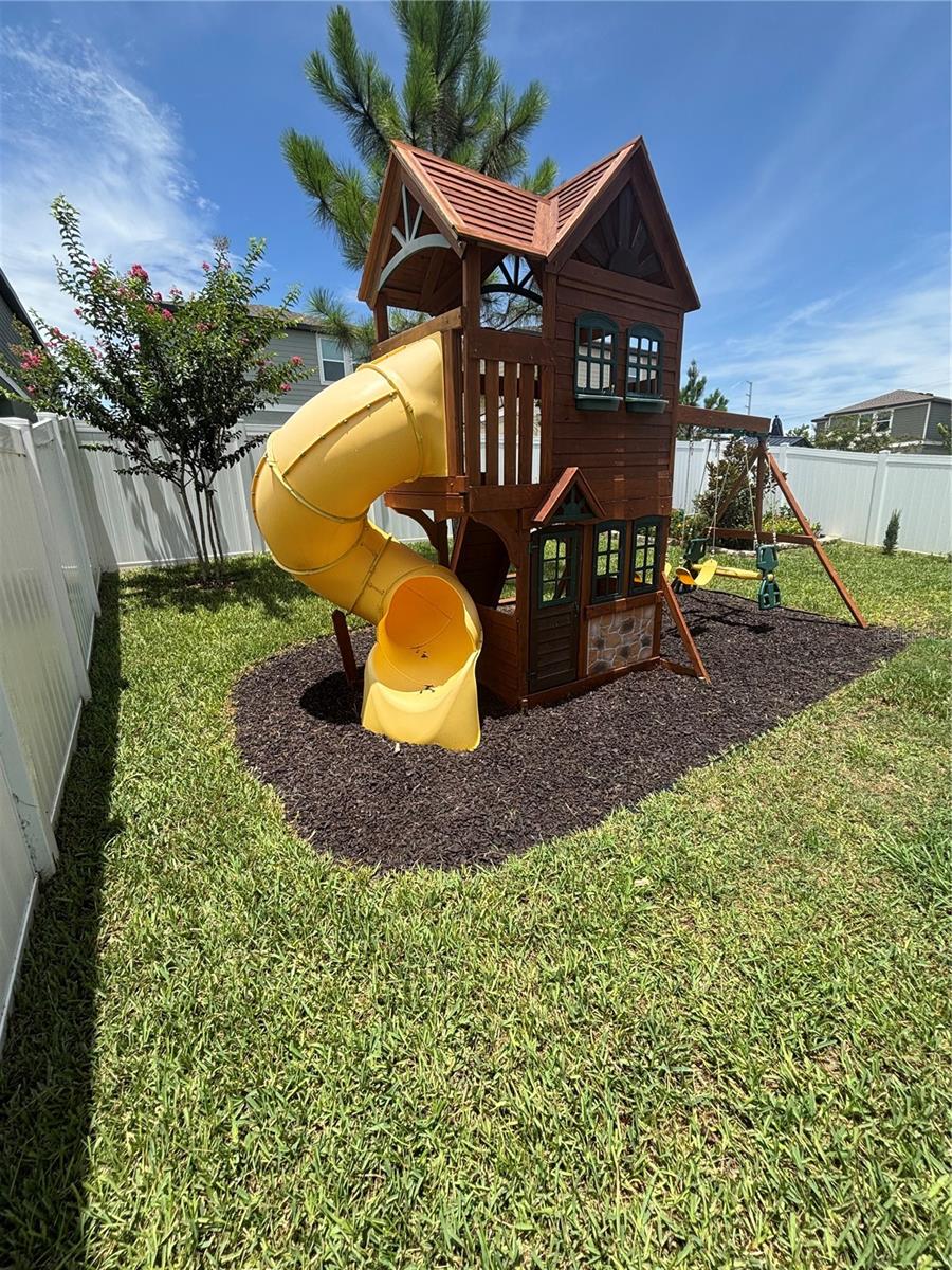 Playground in Backyard