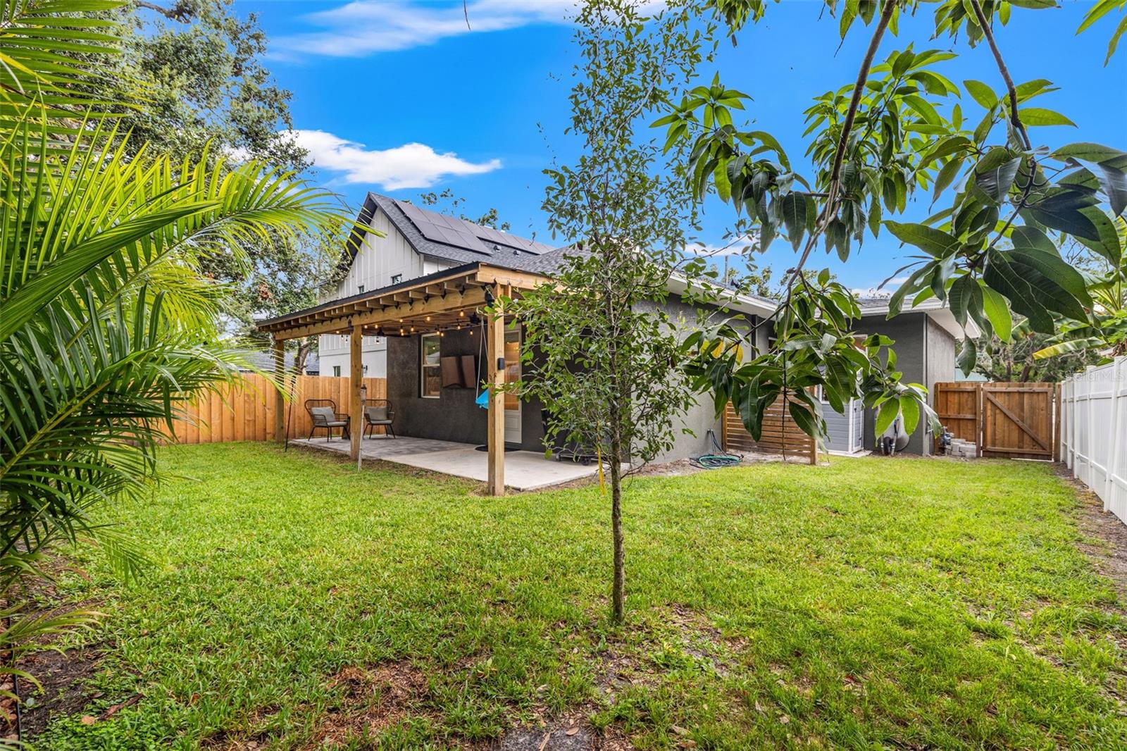 Fenced in Backyard