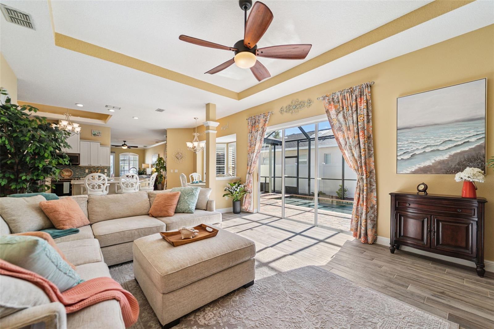 Tons of natural light and great space