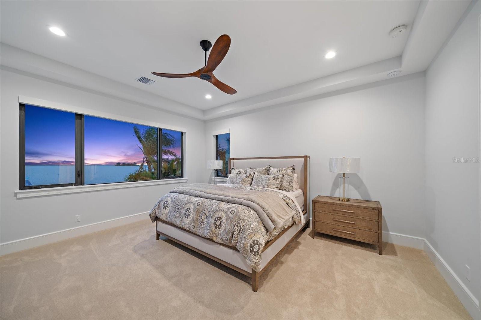 Primary suite provides an oasis of relaxation..