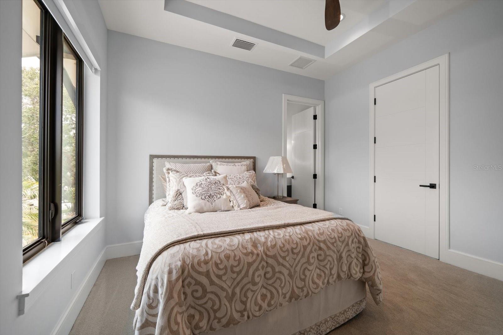 First living level guest suite.