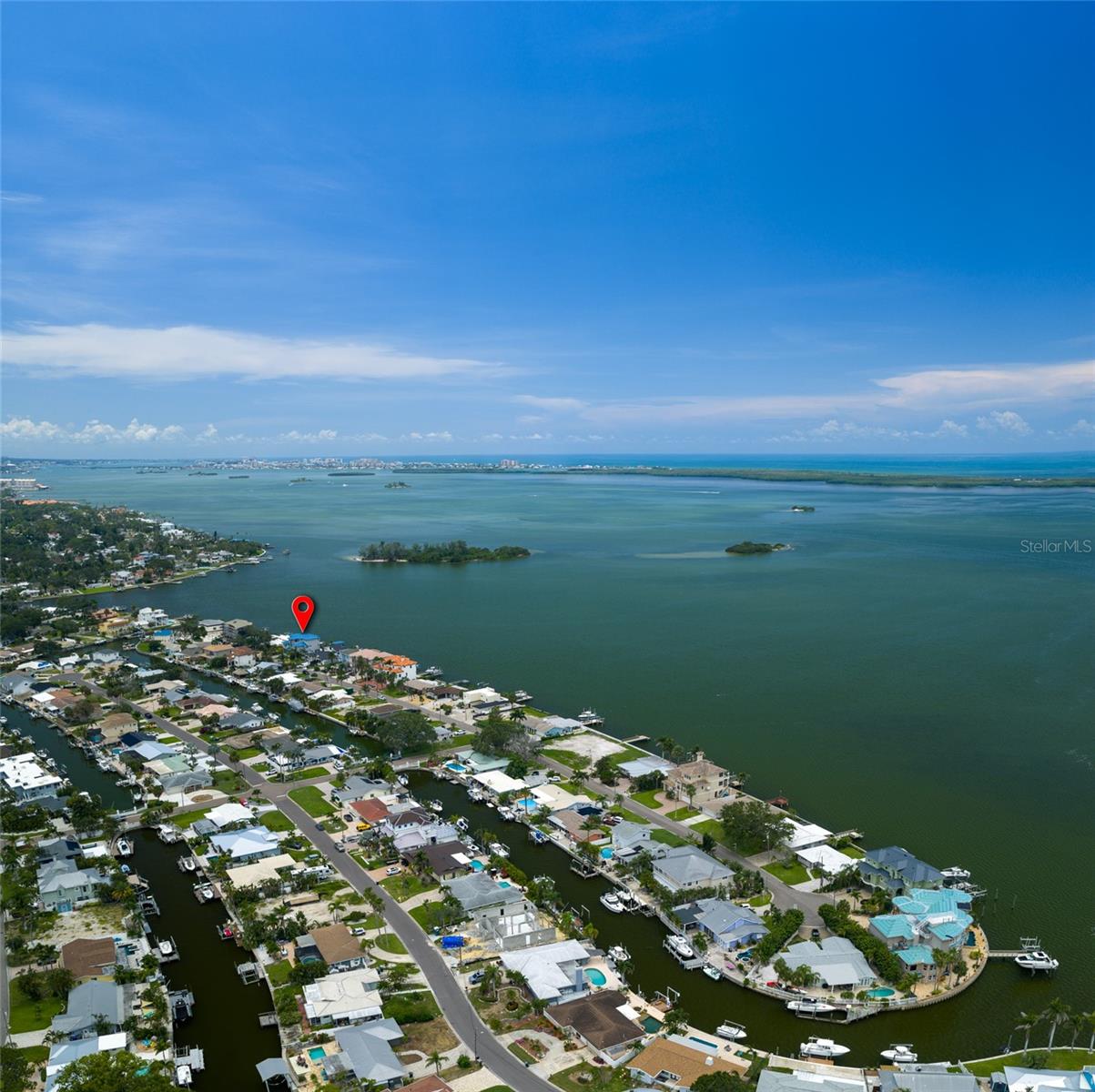 Panoramic views to the south to downtown Clearwater.