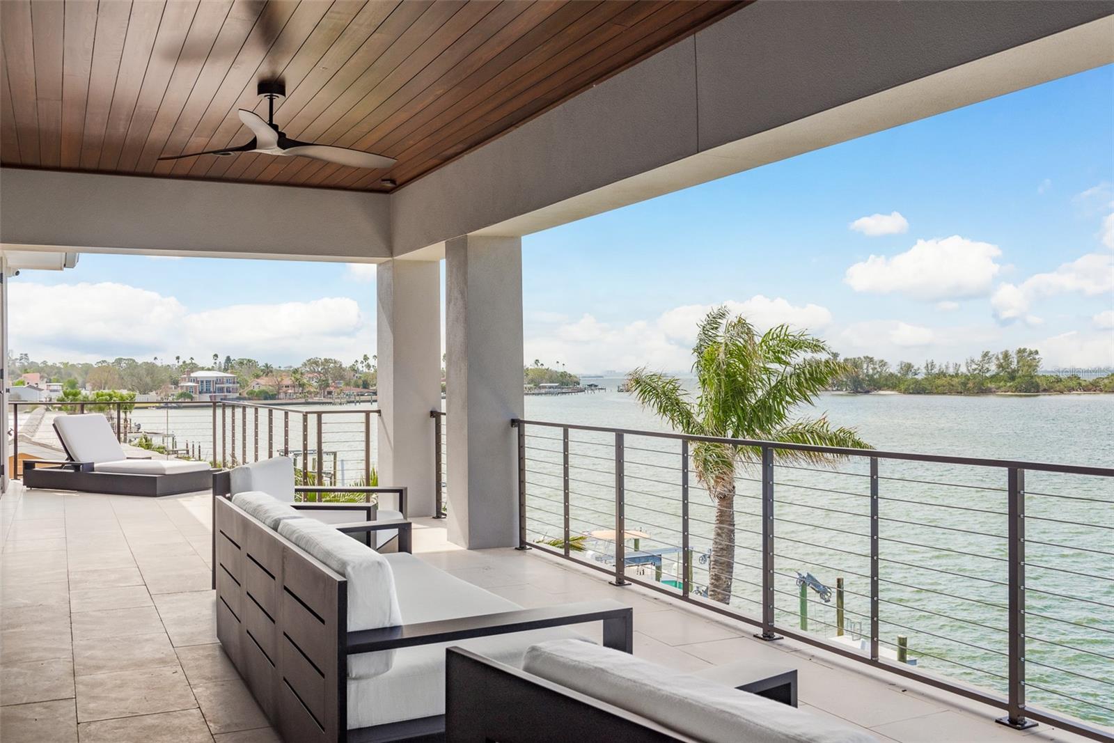Enjoy the view all year from the expansive terraces..