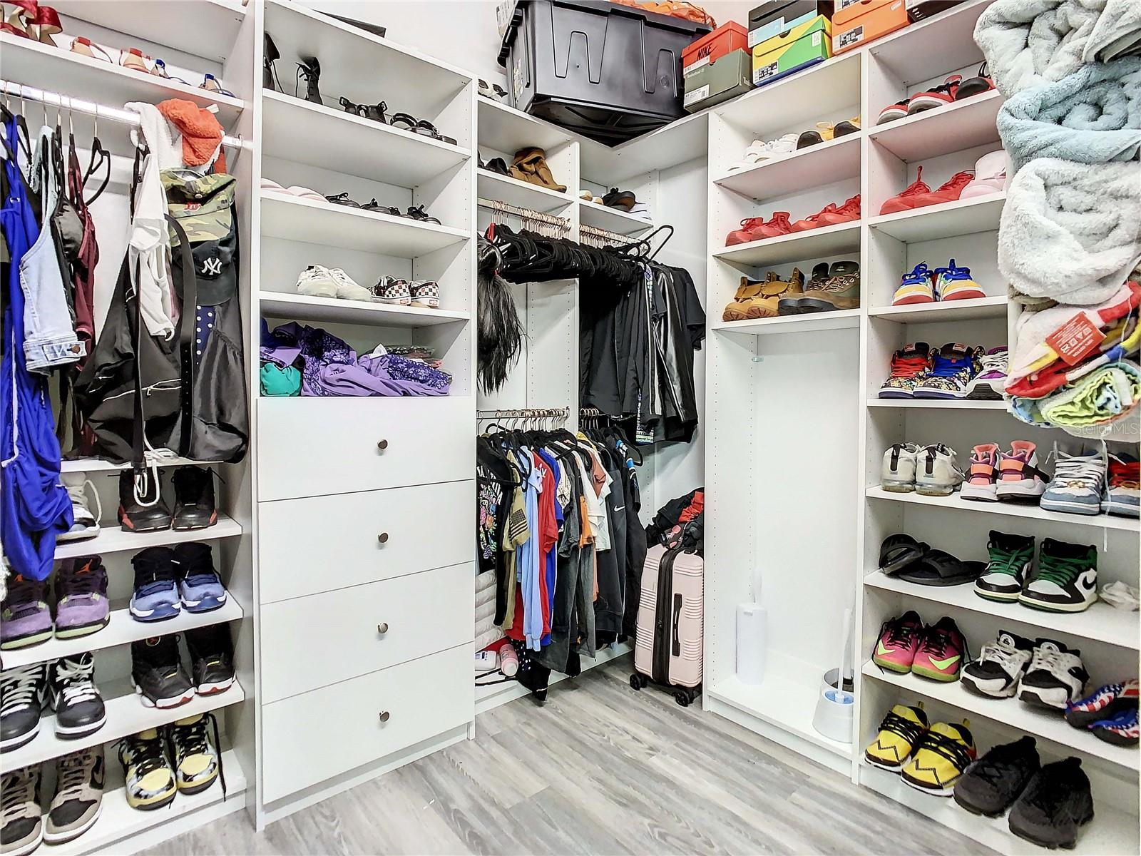 Walk-in Primary Closet