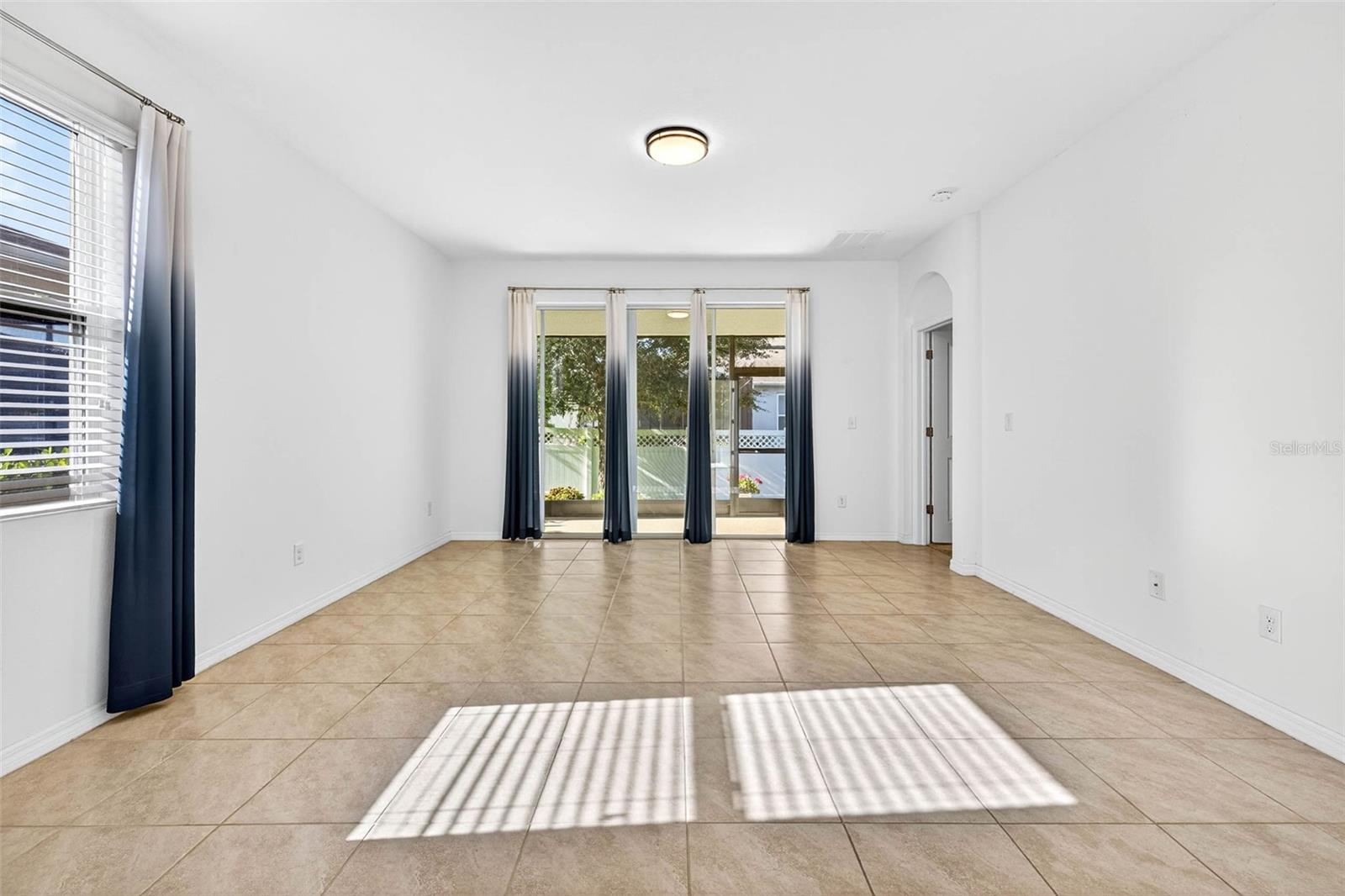 Plenty of natural light.