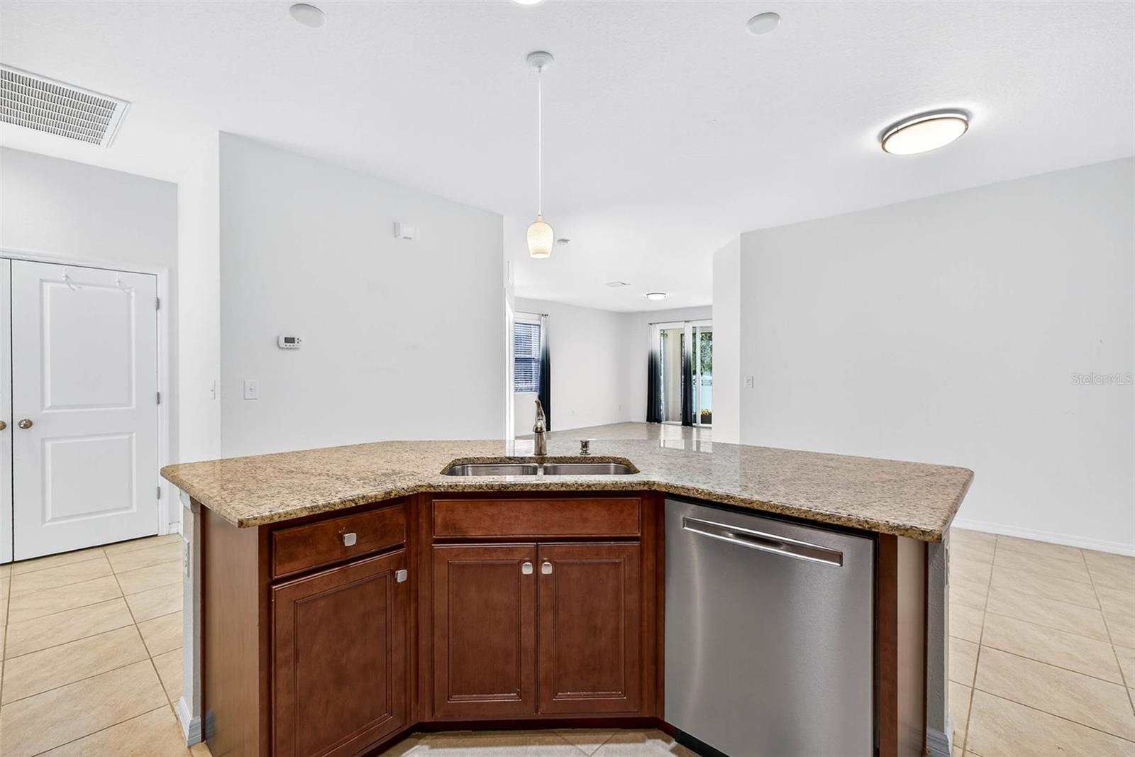 Kitchen looking toward living areas.