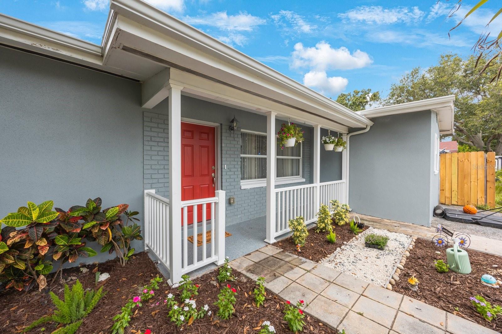 Enjoy relaxing on your front porch.