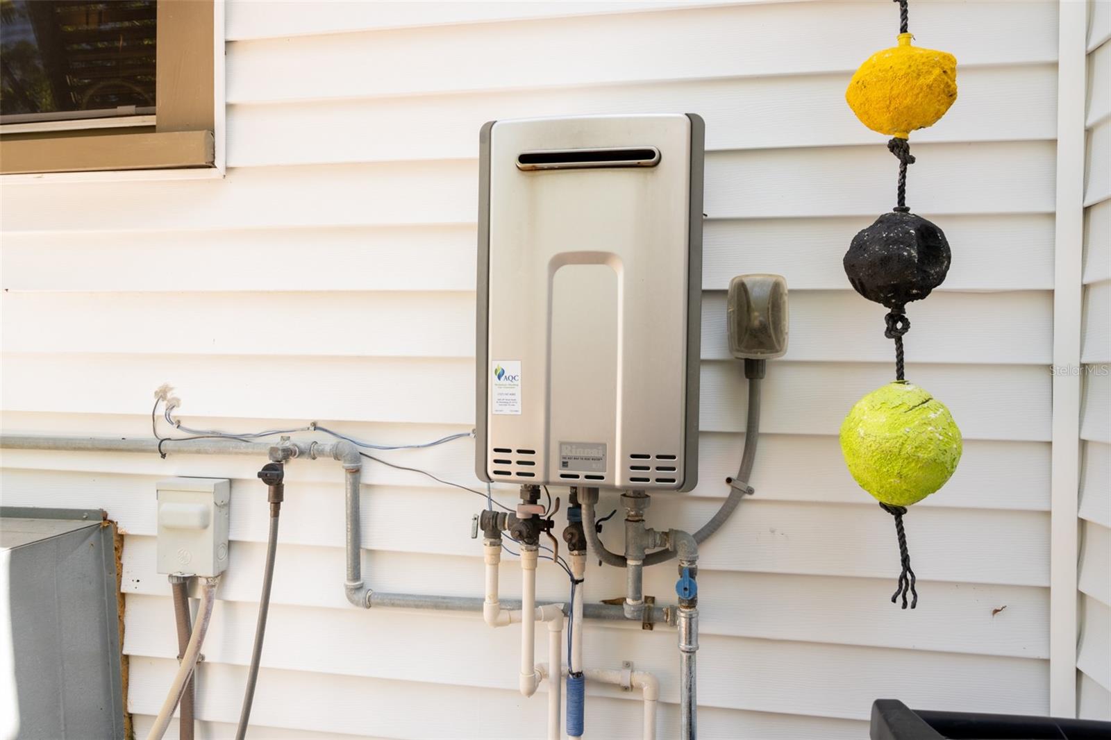 backyard gas tankless water heater
