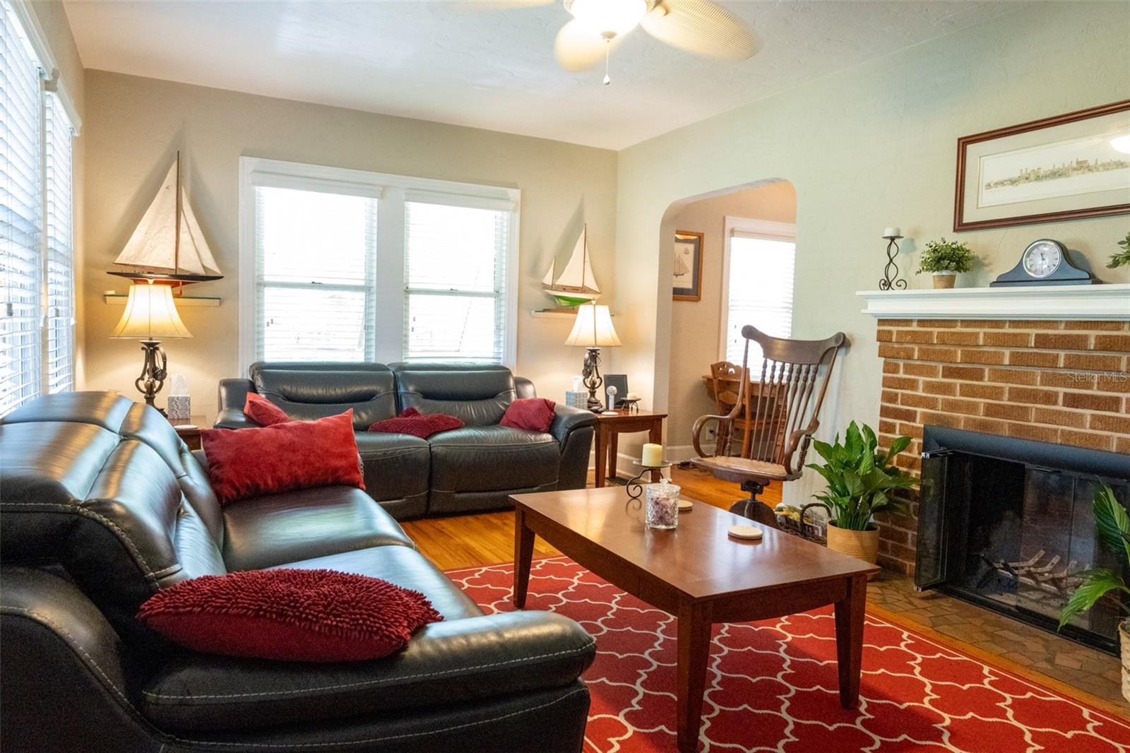 front entrance living room