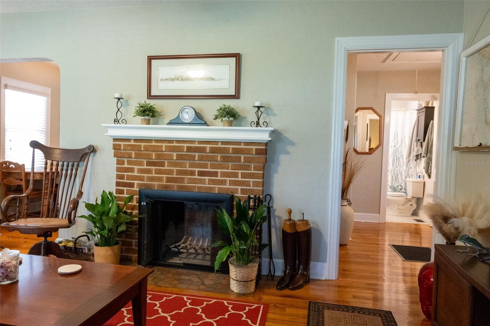 front entrance living room