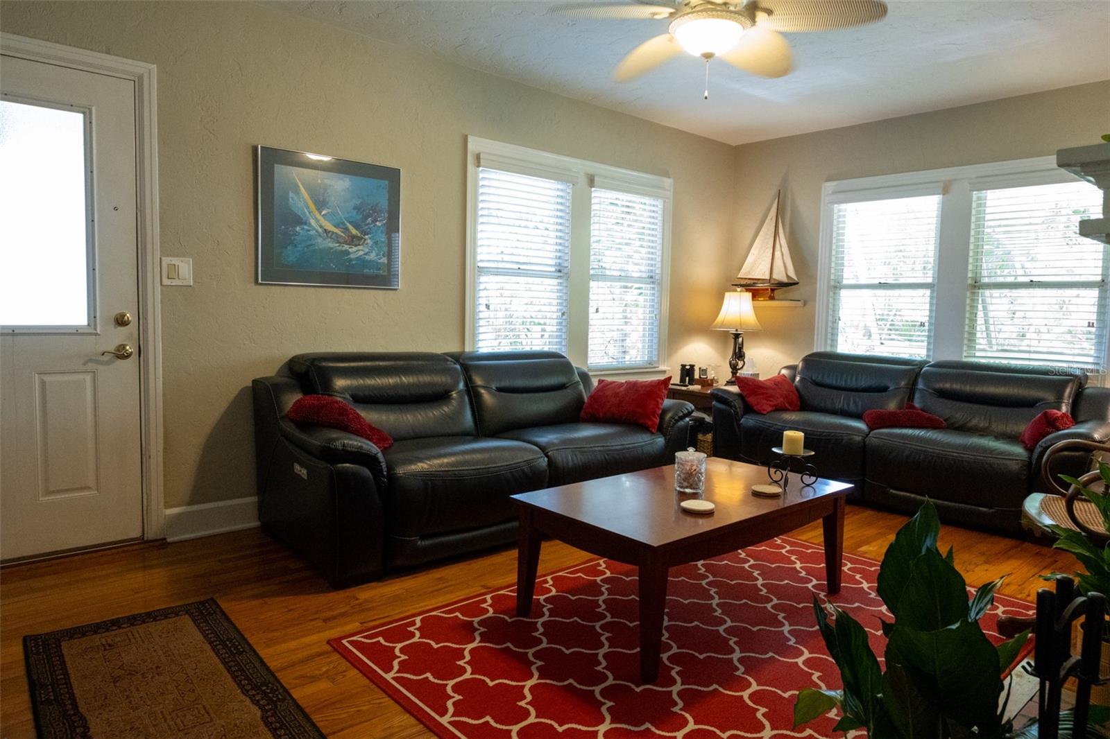 front entrance living room