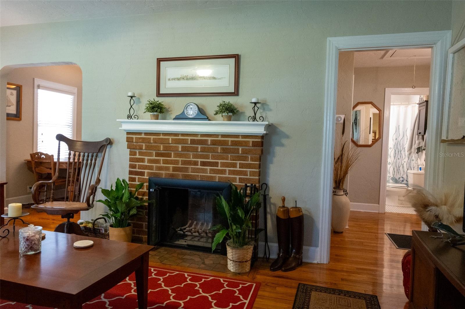 front entrance living room