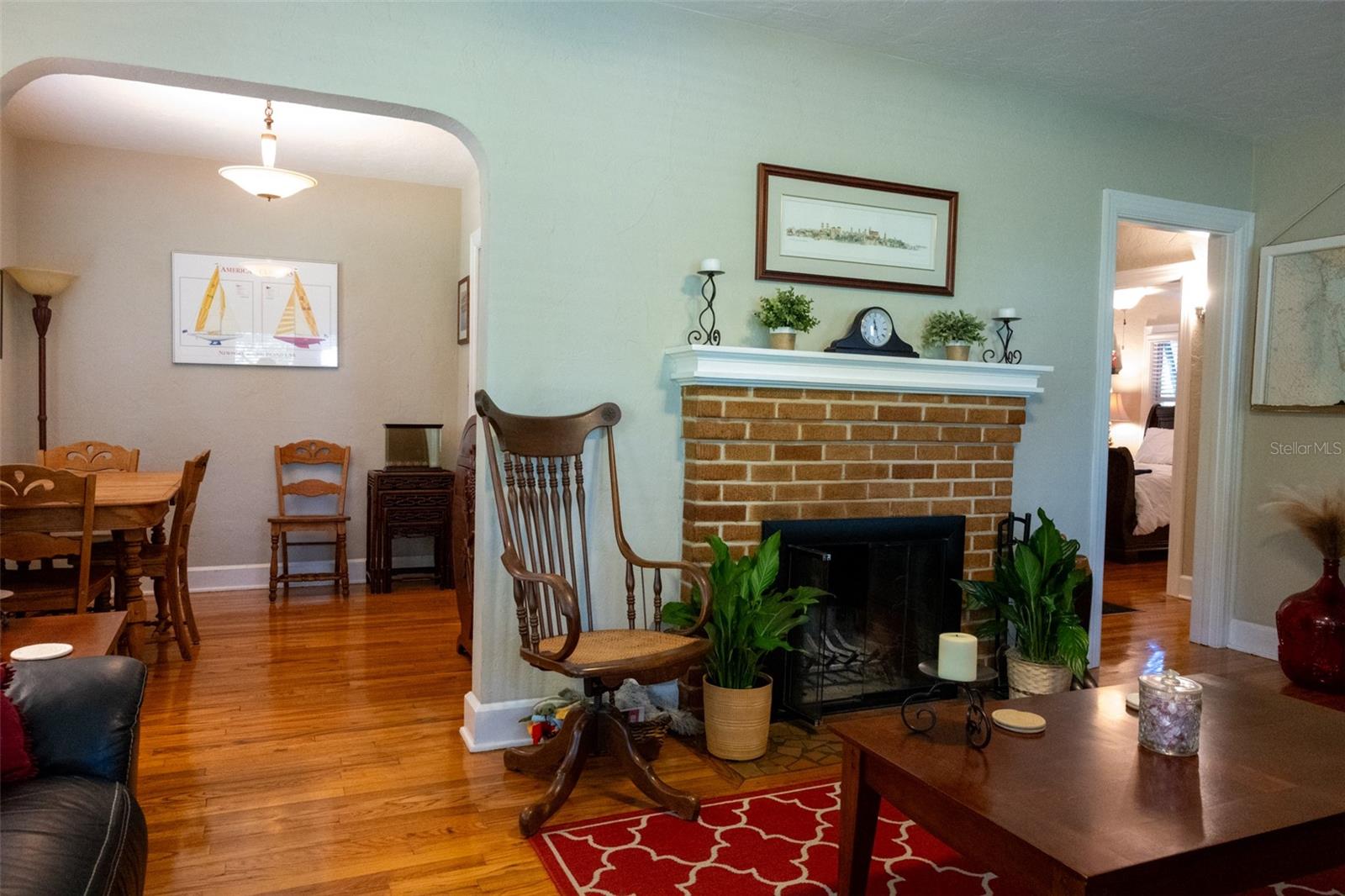 front entrance living room