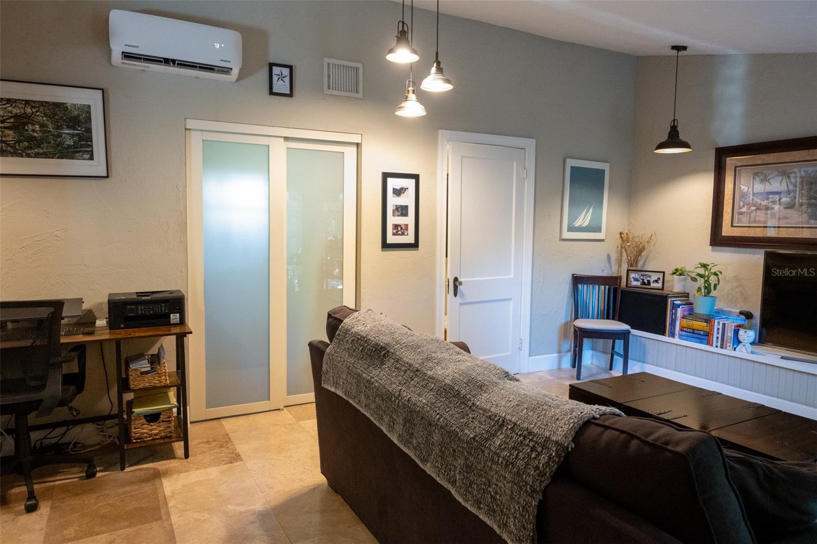 master bedroom/ office/ bonus room with mini split