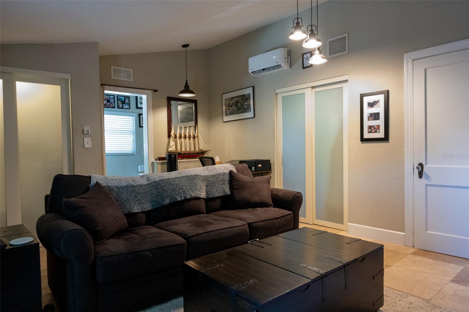master bedroom/ office/ bonus room with mini split