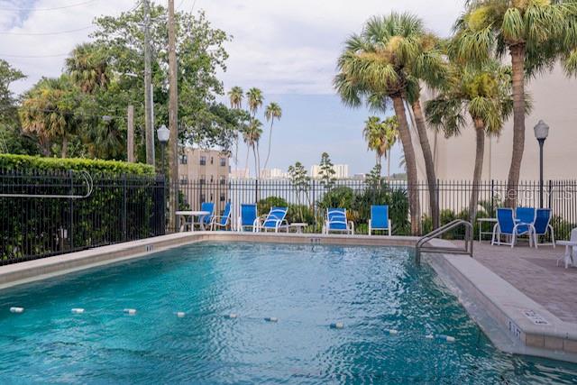 Enjoy the heated pool year round