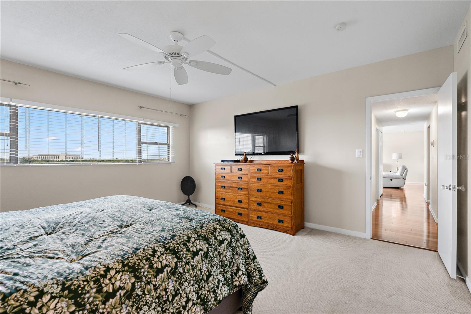 The primary bedroom