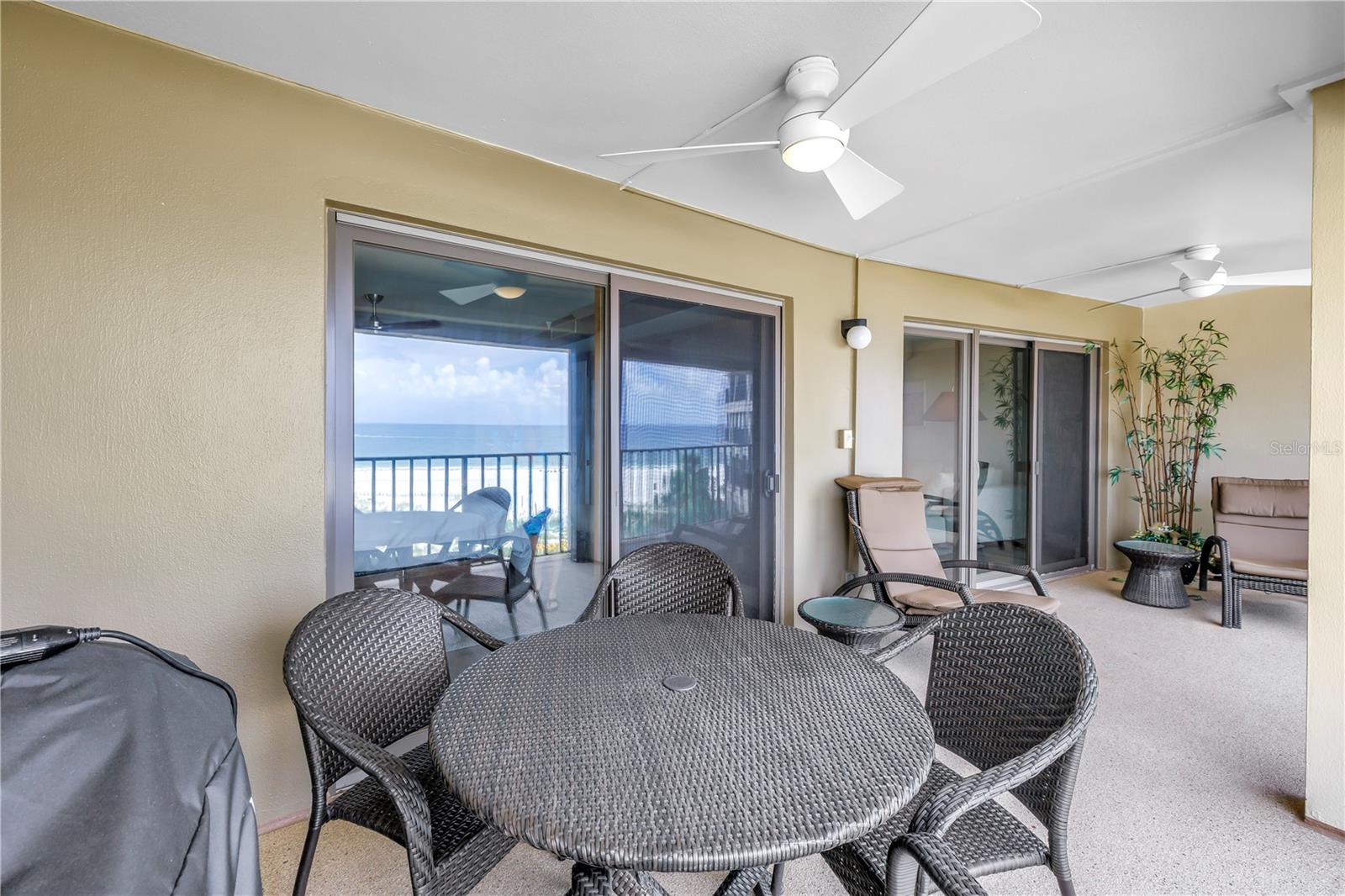 large balcony from which to enjoy amazing views