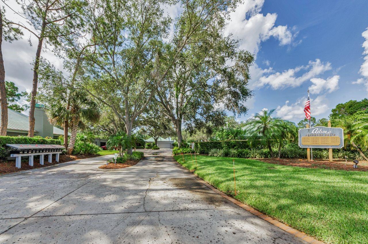 Arbors of Bardmoor Entrance off Longwood Drive.