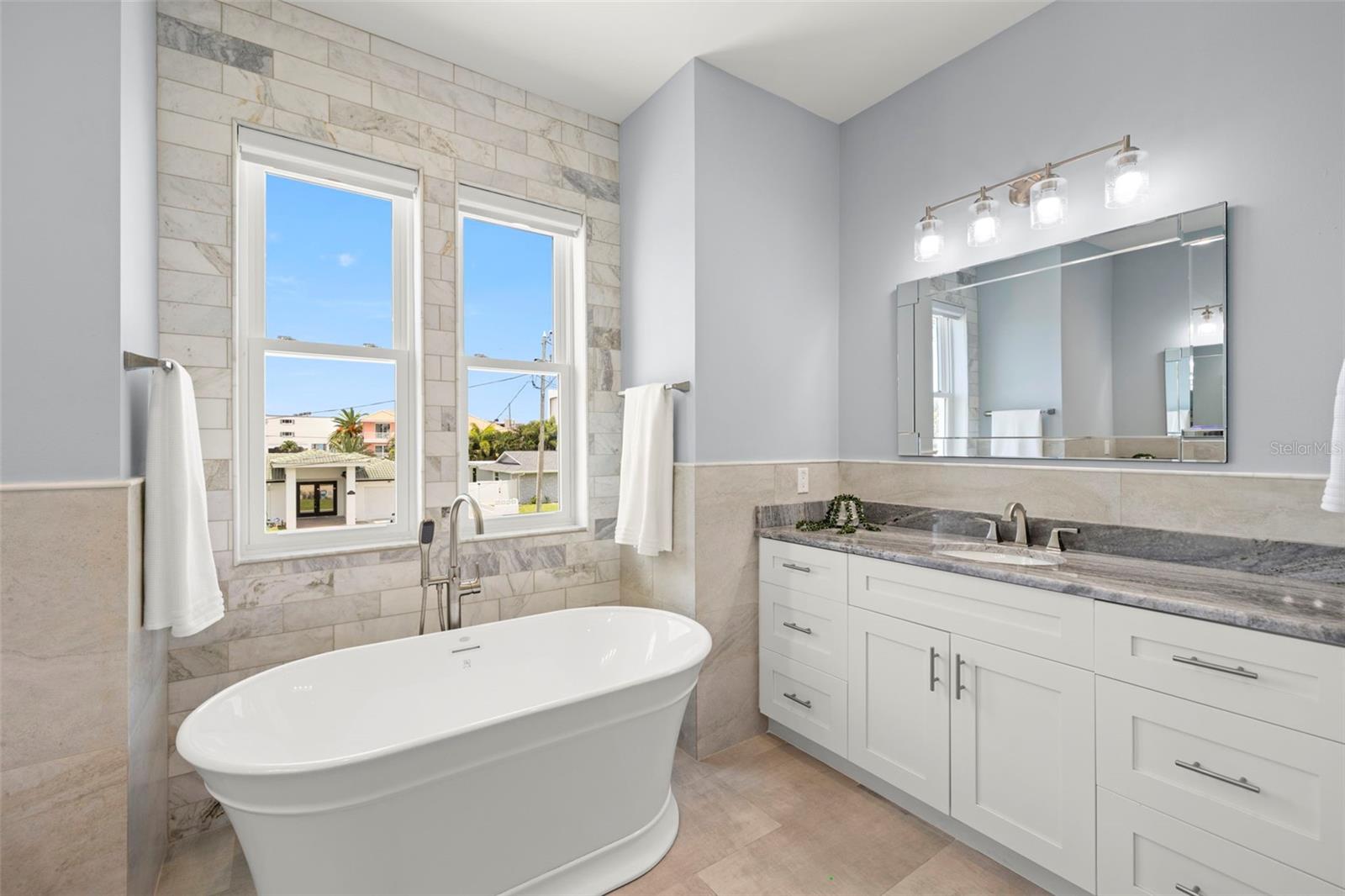 Primary suite bathroom