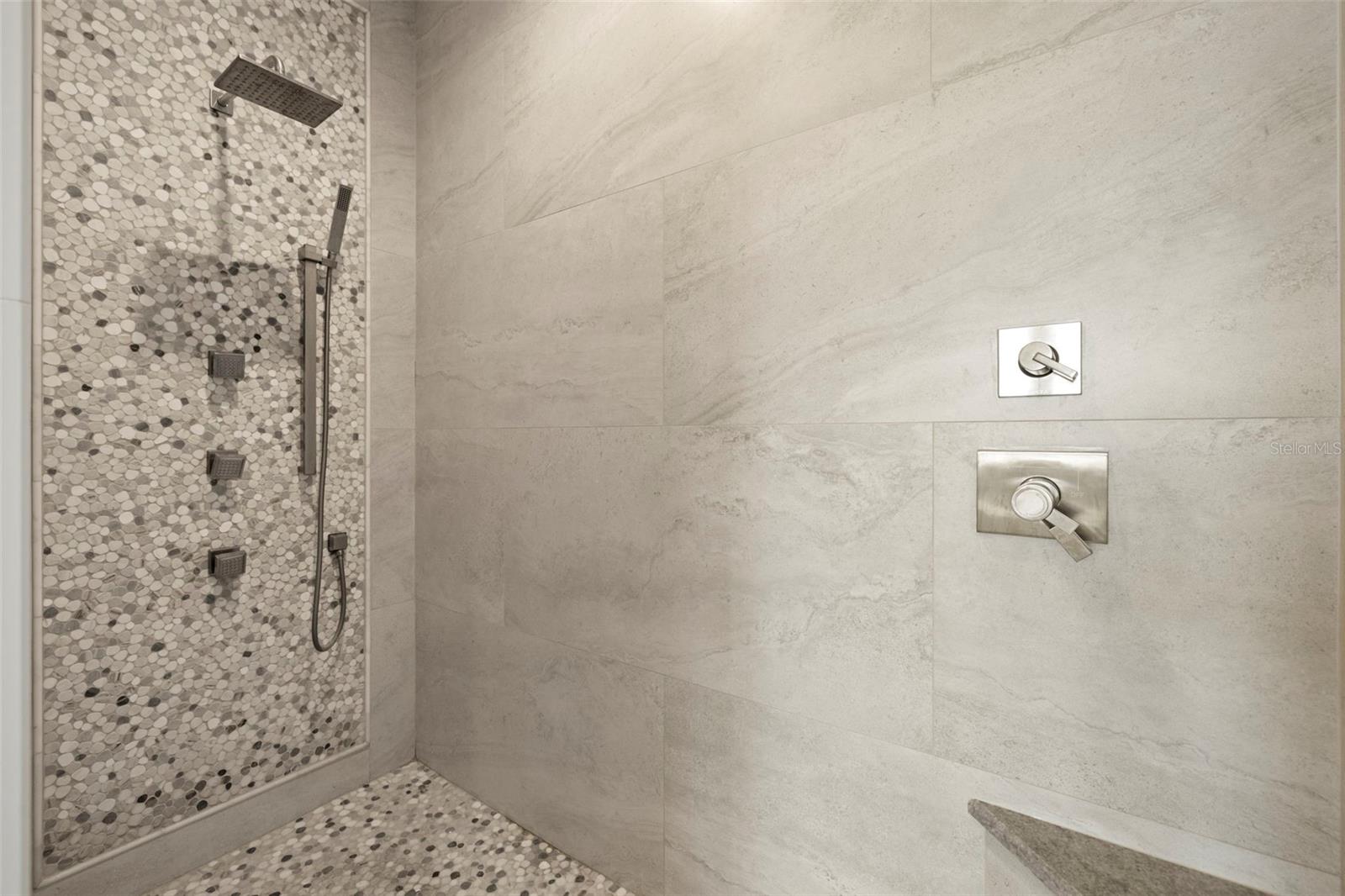 Primary bath shower
