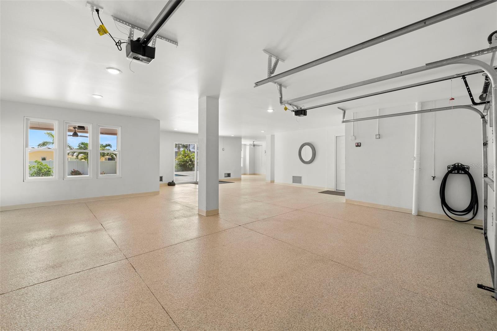 Spacious 2 car garage