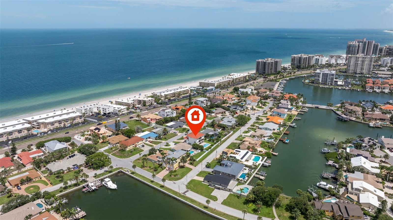 Belleair Beach is only a short walk away