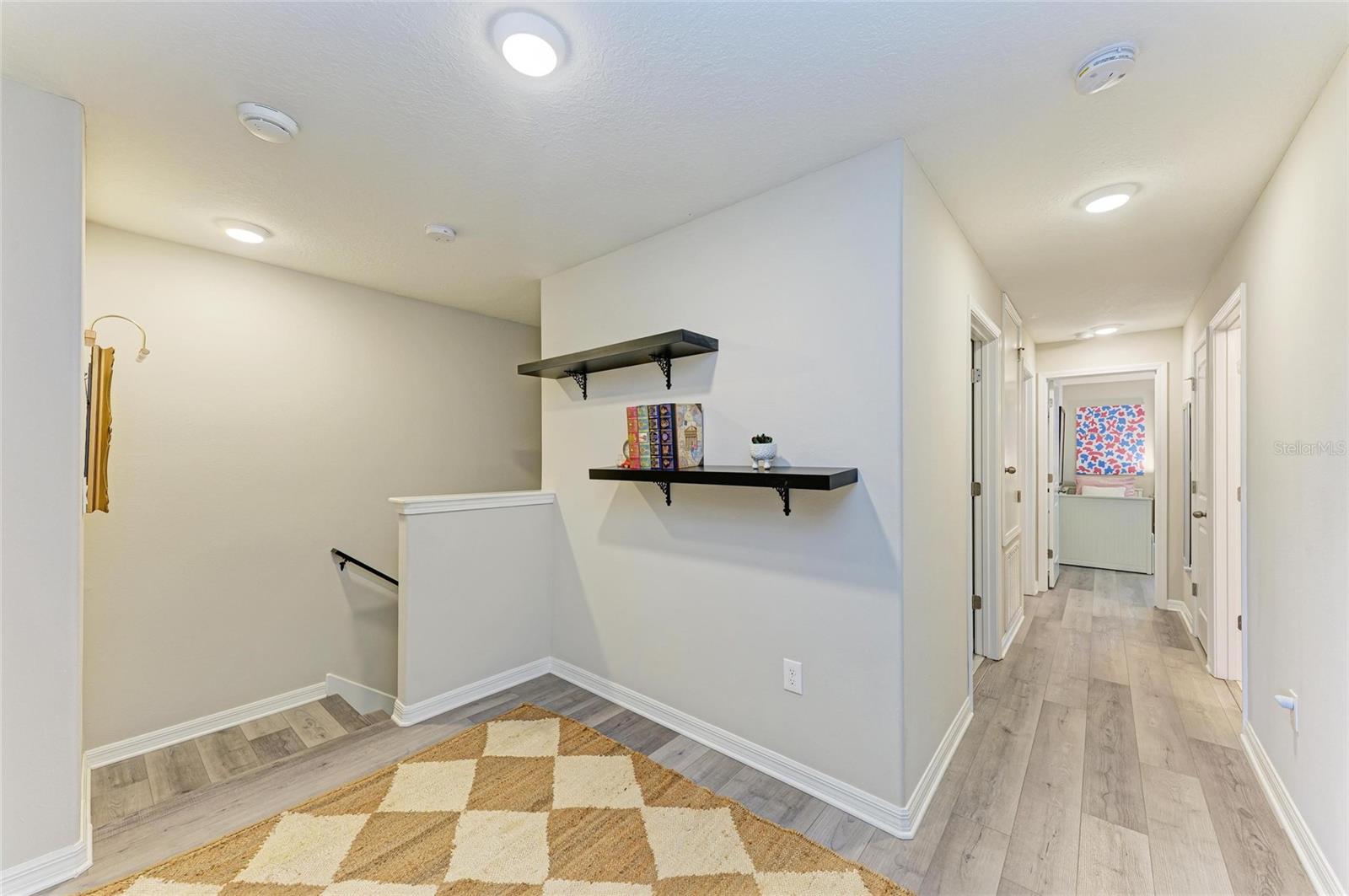 Upstairs loft—ideal for a cozy office or study nook.