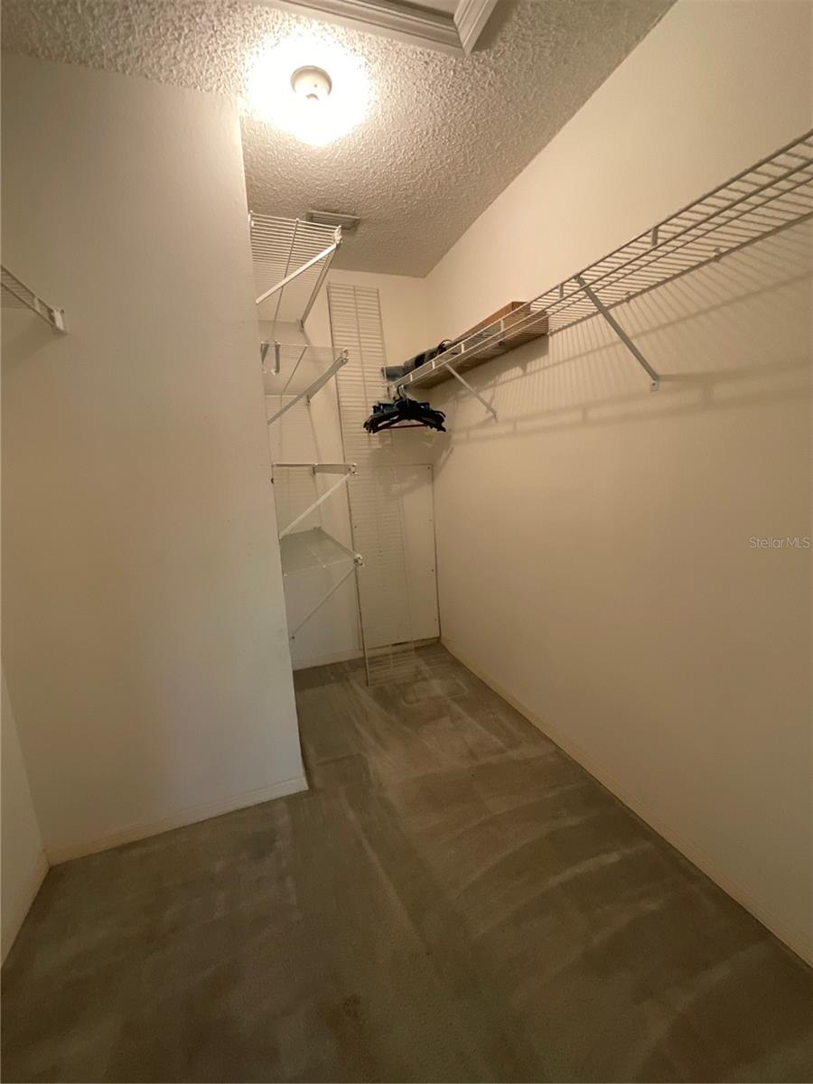 Large walk in closet