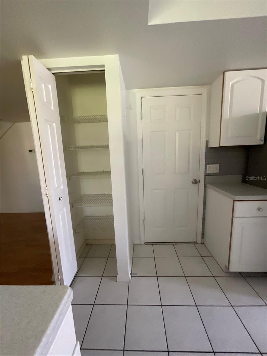Pantry in kitchen