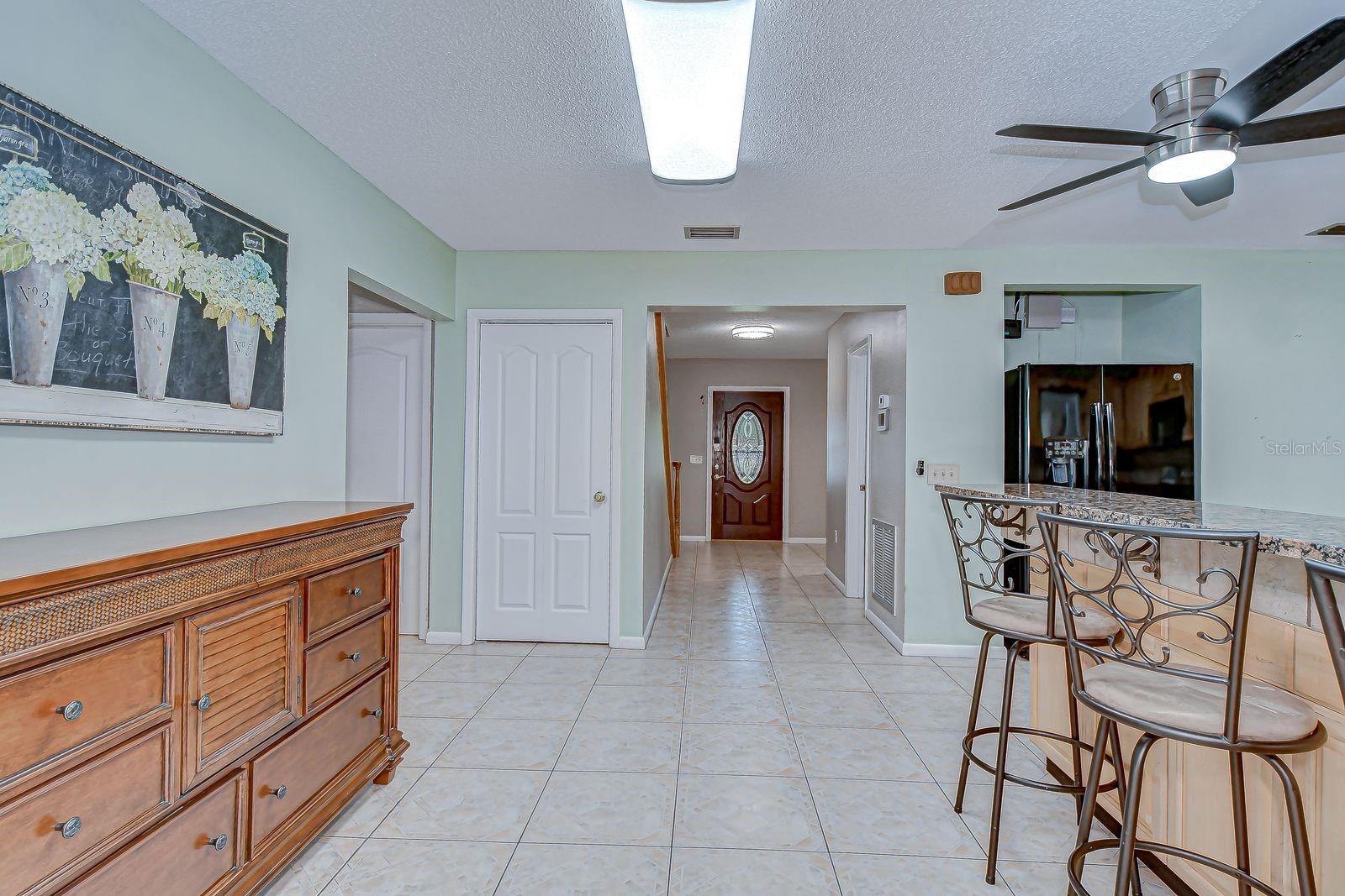 Entry to Kitchen and Dining Room