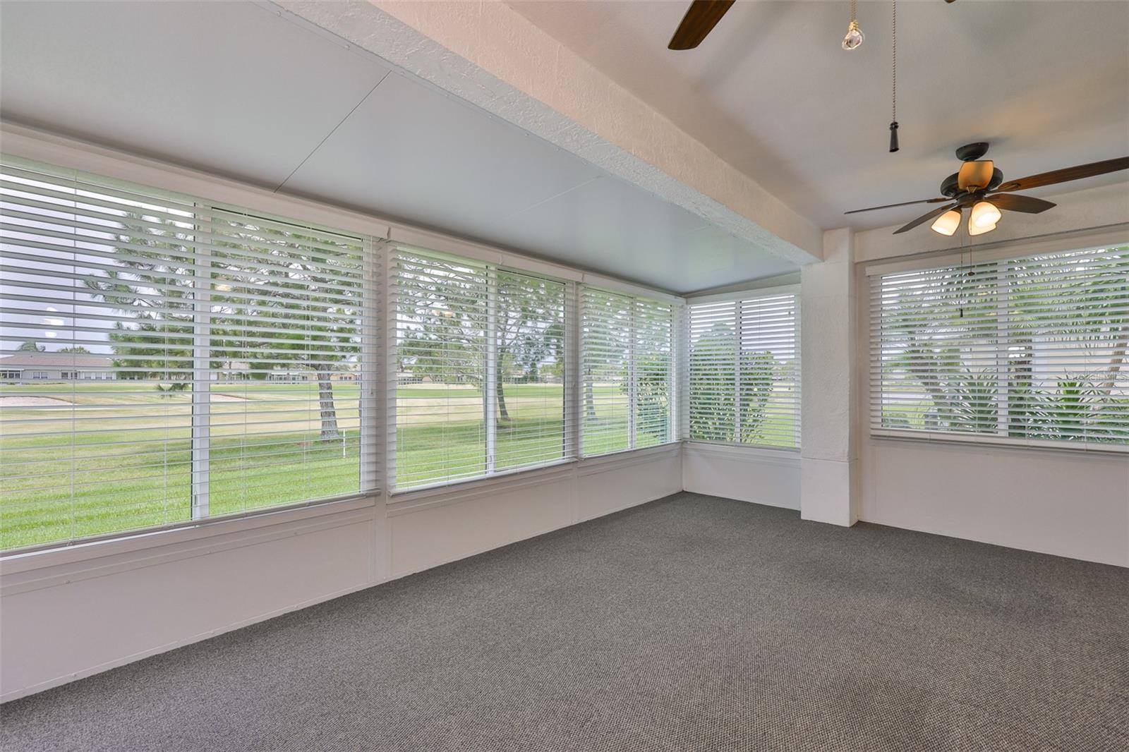 Enclosed patio. Multipurpose room.