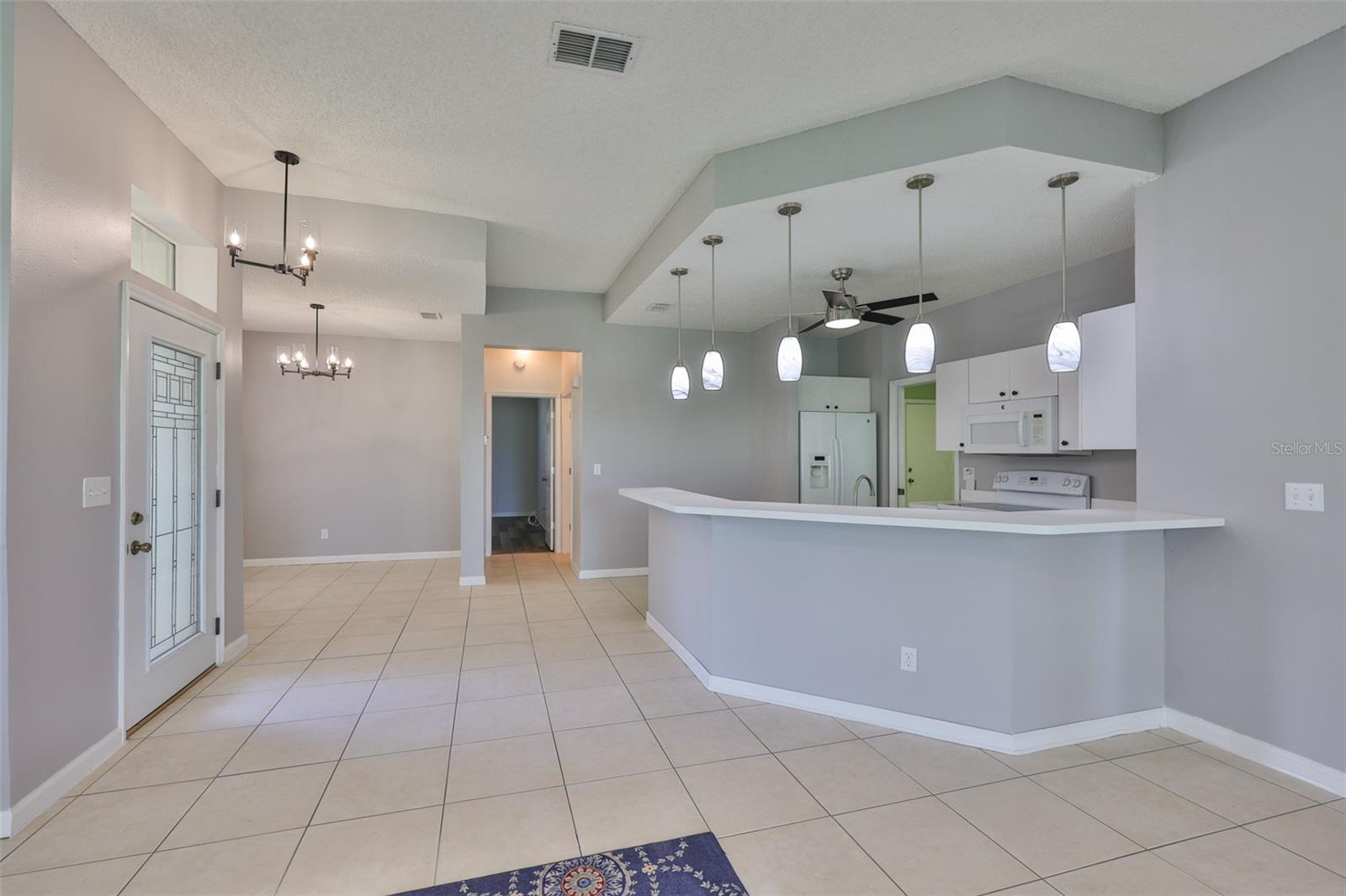 Kitchen and dining area.